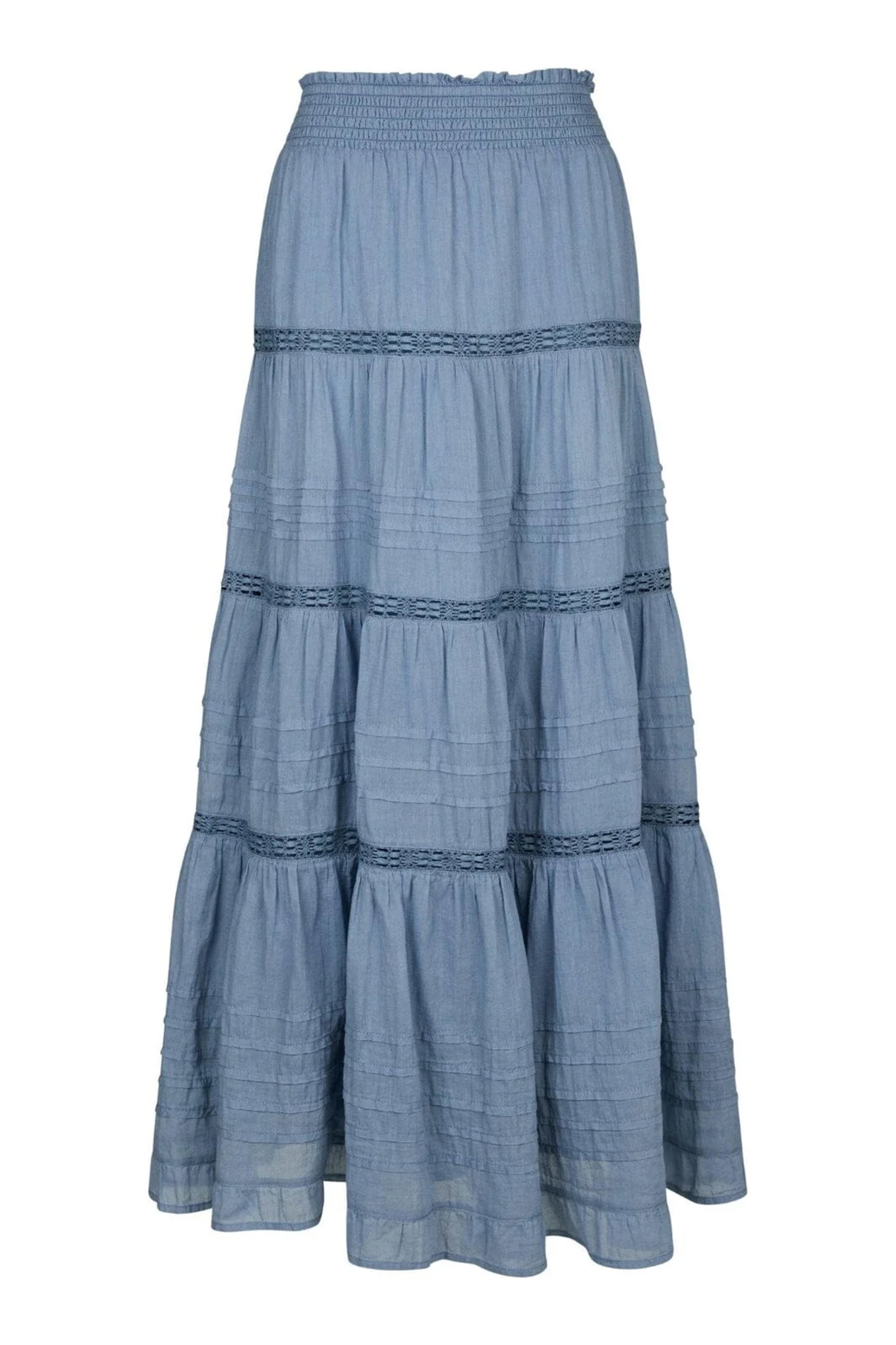 Dames rok blauw