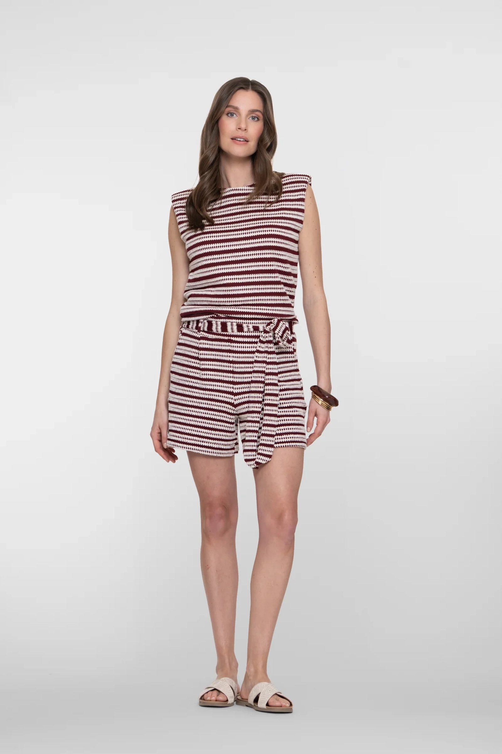 Dames short ecru
