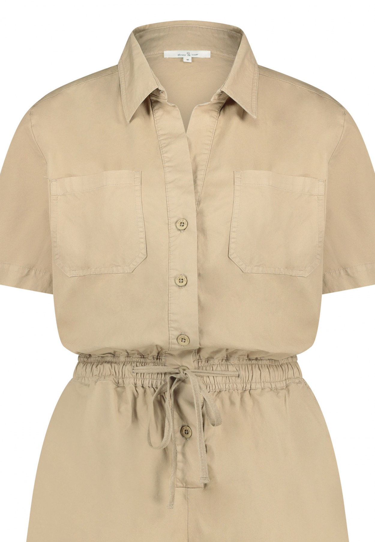 Dames jumpsuit/tuinbroek bruin