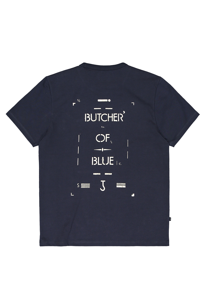 Butcher of Blue Army Stencil Tee Blauw-1 2