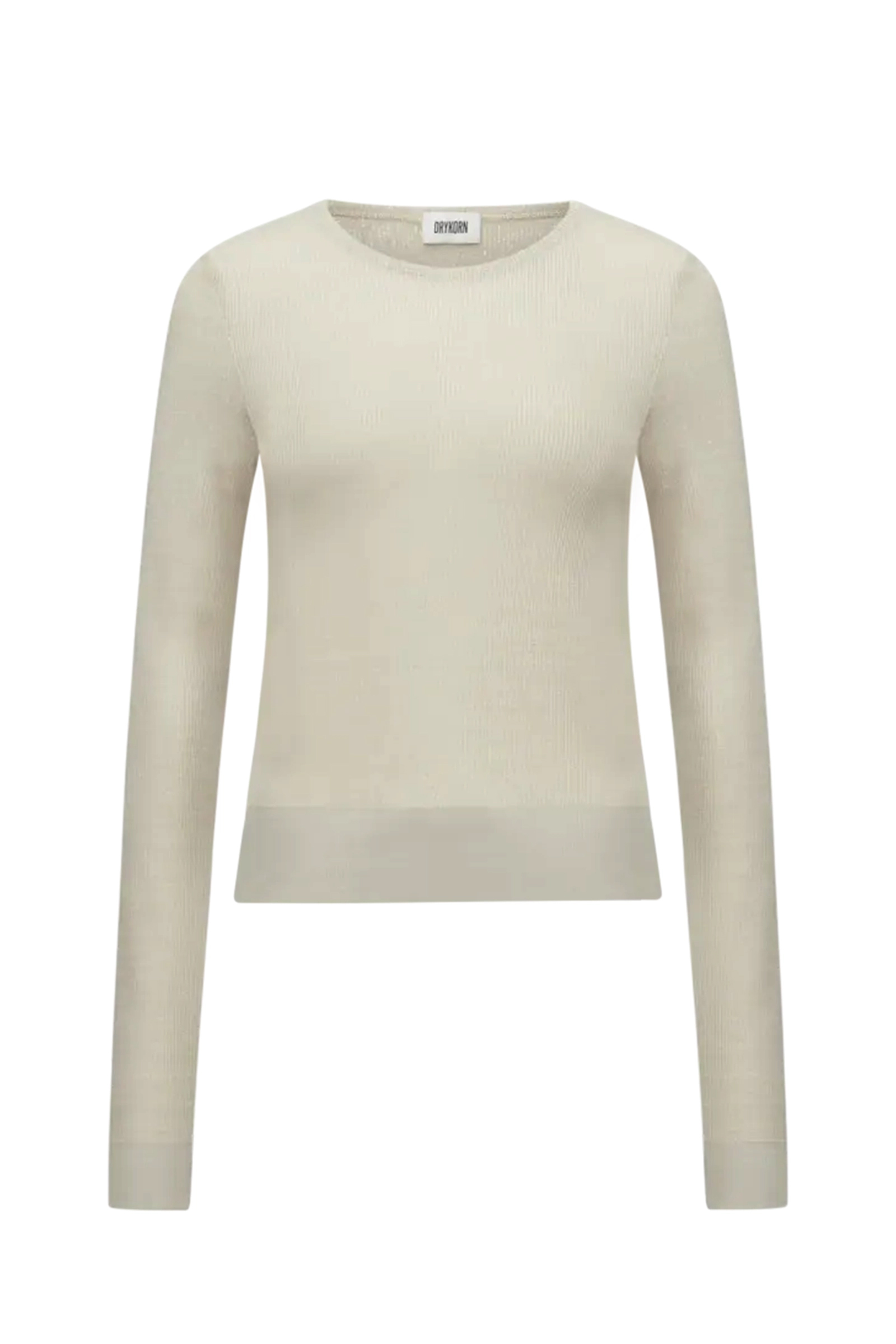 Dames t-shirt lange mouw bruin
