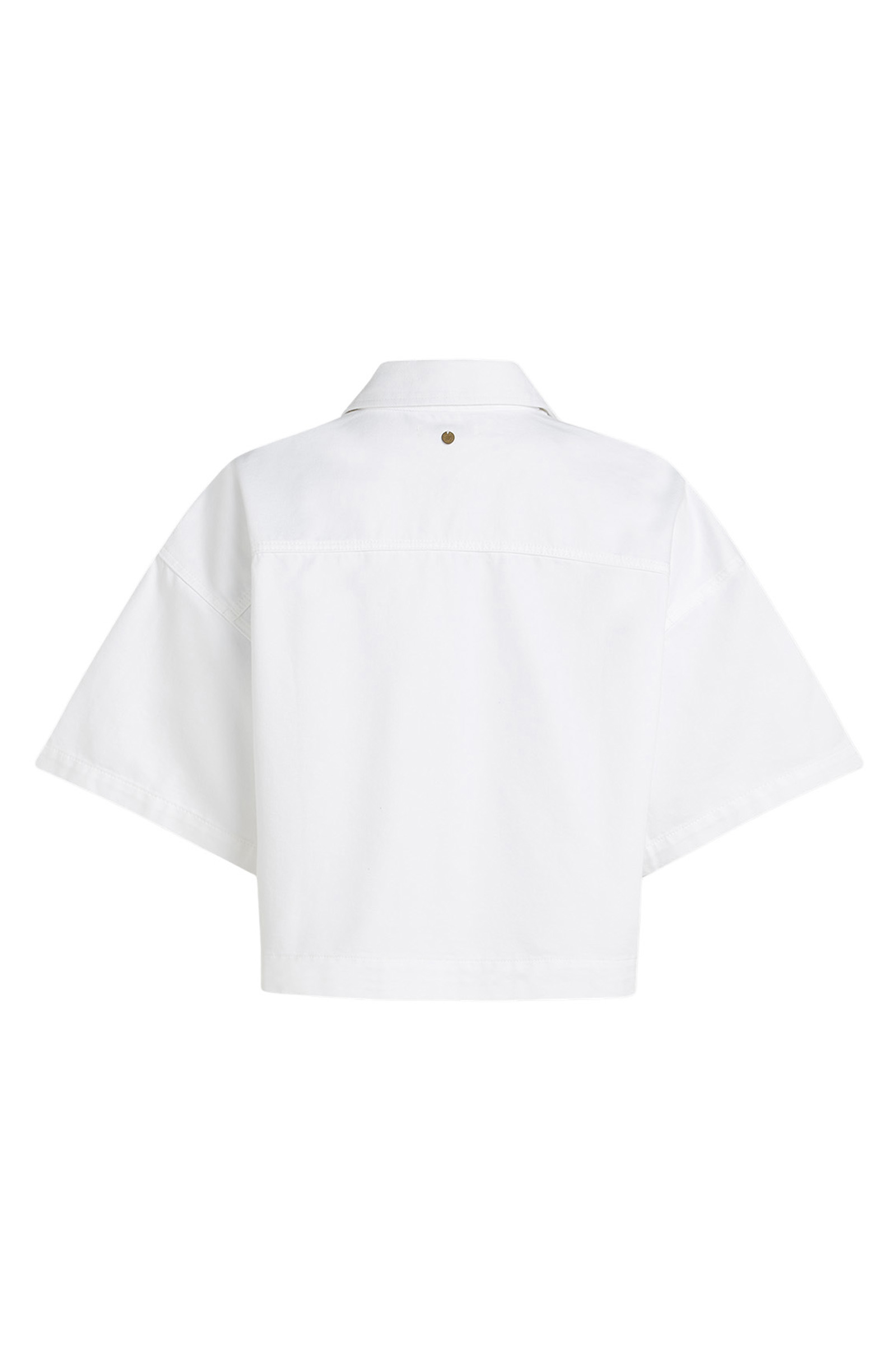 Dames blouse korte mouw wit