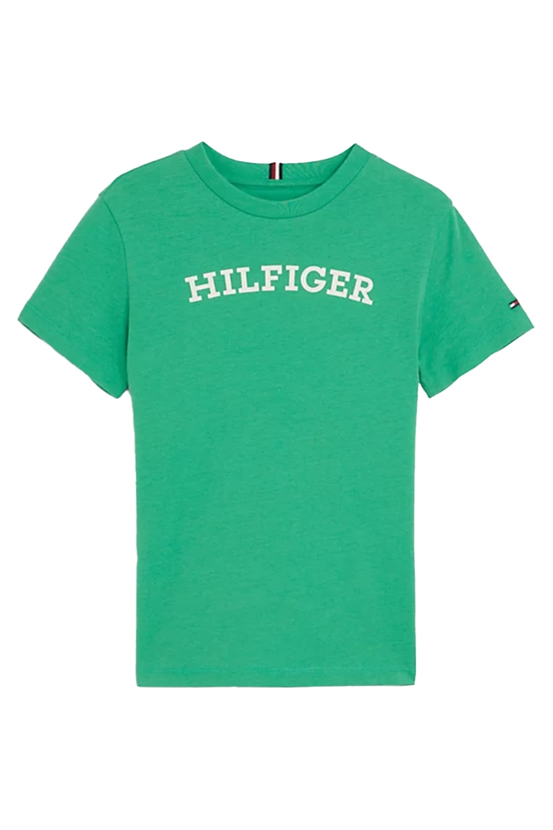 Tommy Hilfiger HILFIGER ARCHED TEE Groen-1 1
