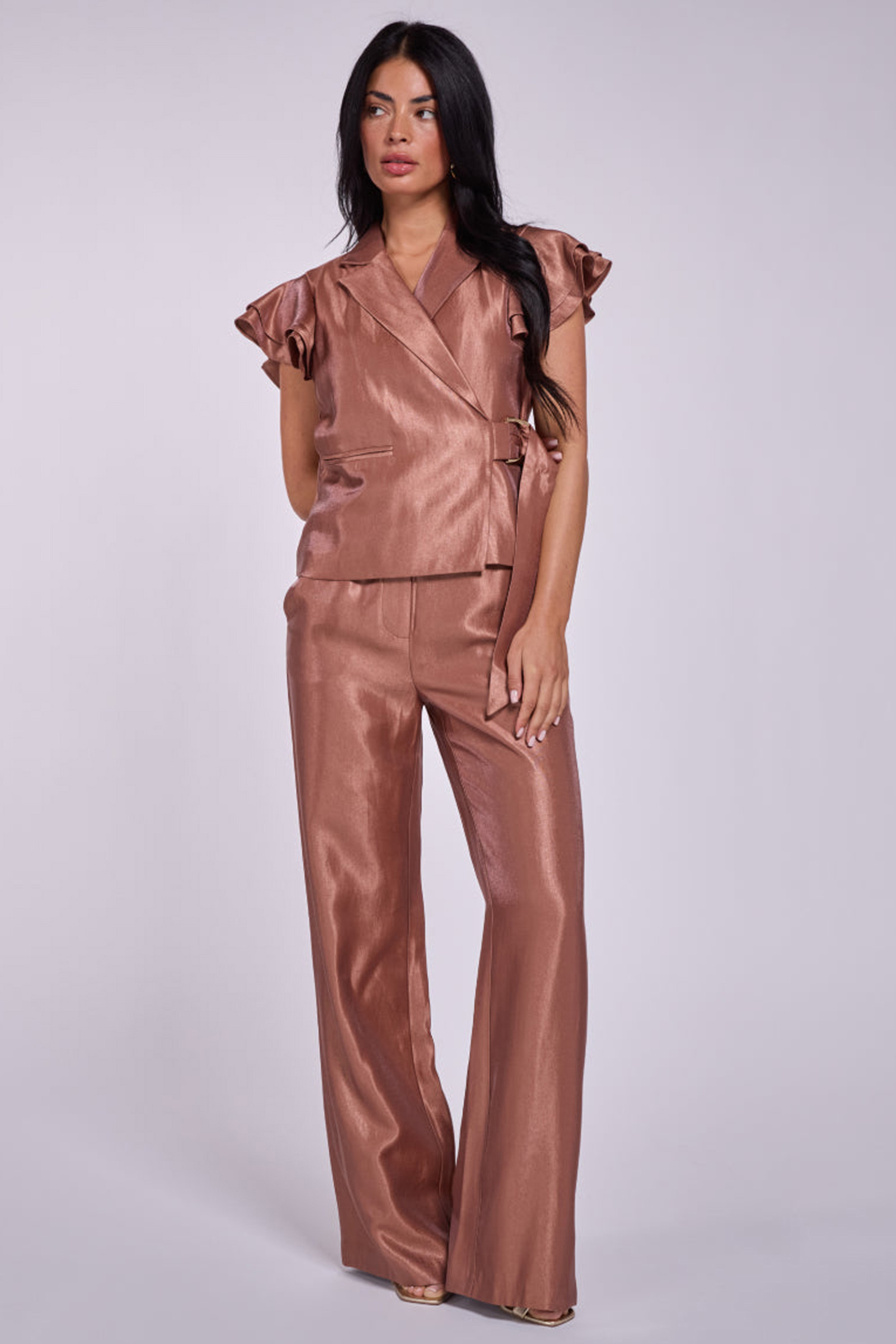 Dames broek goud