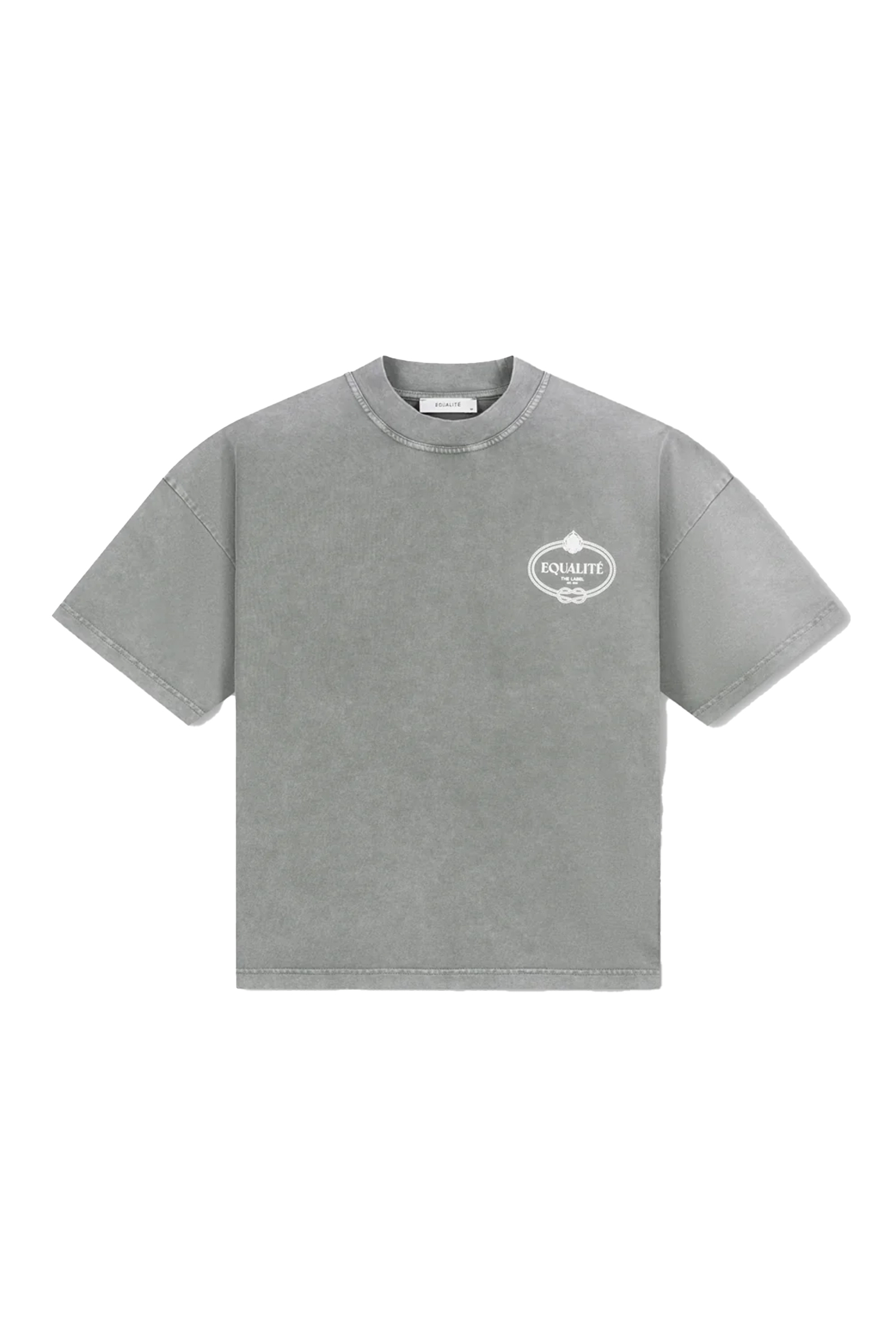 Heren t-shirt kortemouw grijs