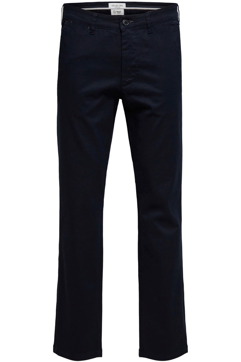 Selected SLHSLIM-MILES FLEX CHINO PANTS W NO Blauw-1 1