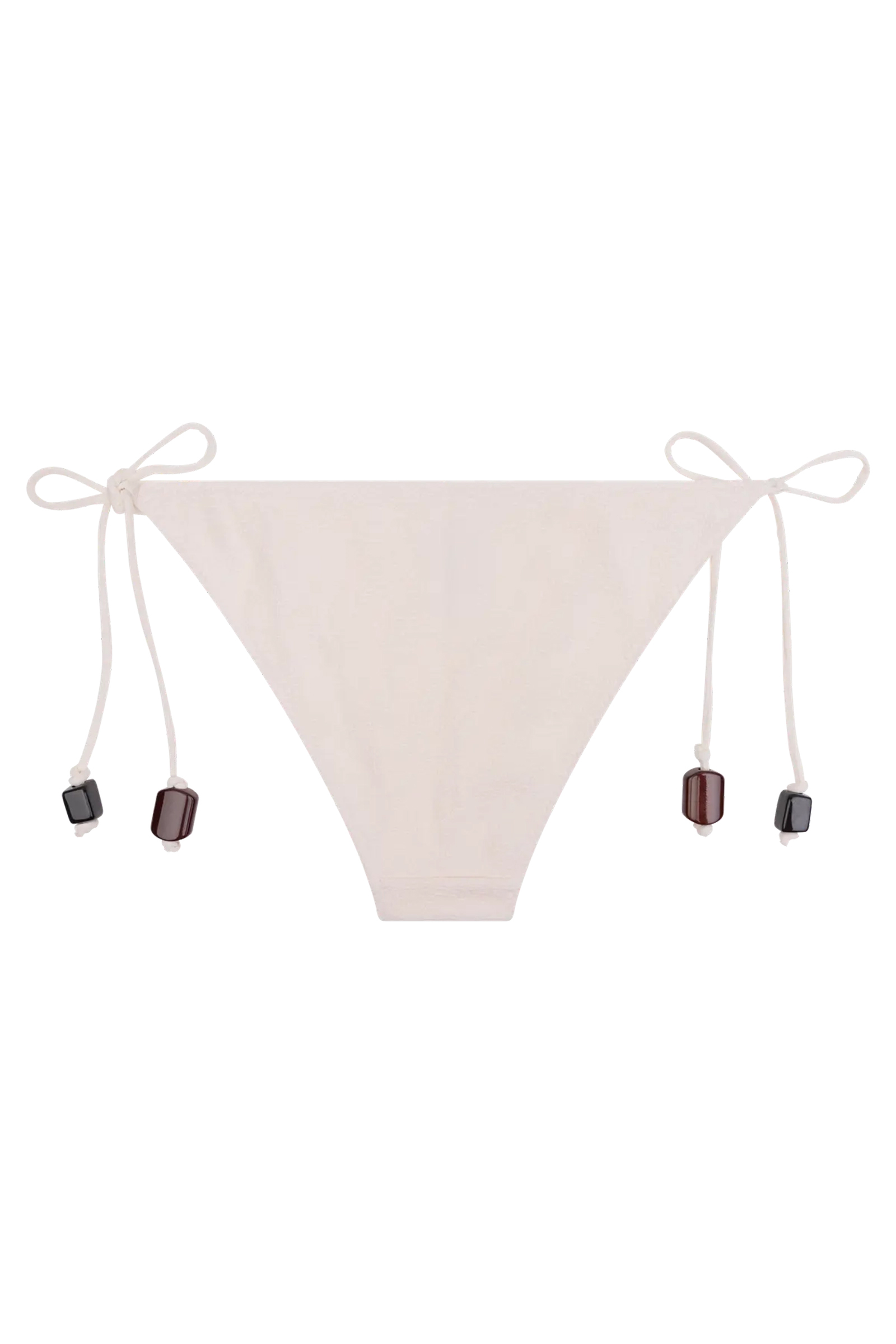 Bad/beach dames bikini slip ecru