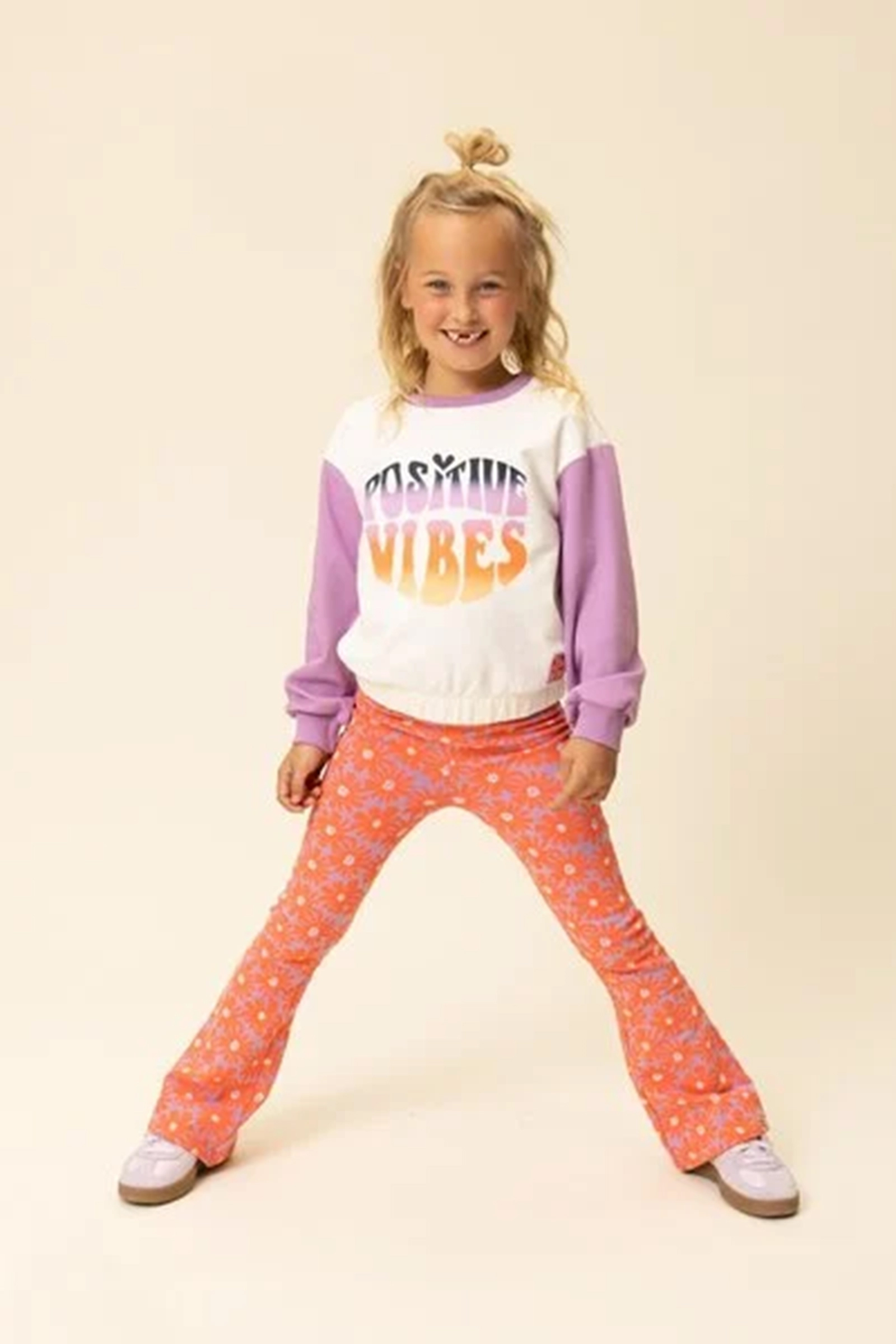 Meisjes broek oranje