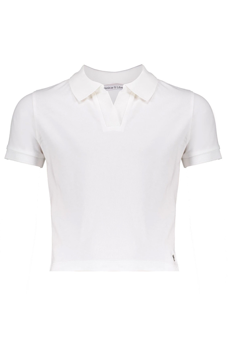 Meisjes polo ecru