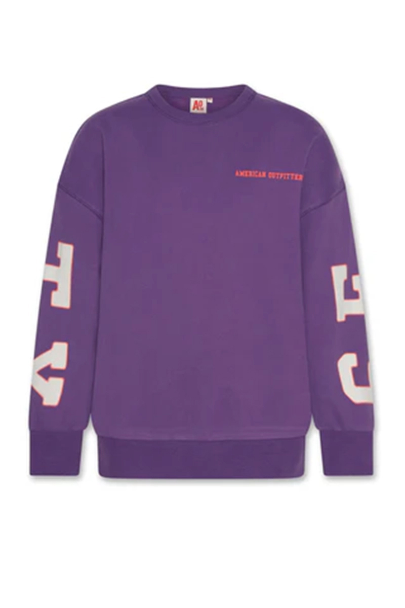 Meisjes sweater paars