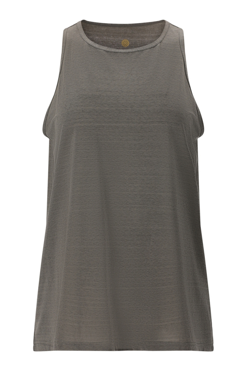 Fitness dames singlet bruin