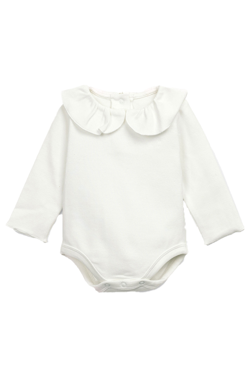 Play Up Baby romper lange mouw Ecru-1 1