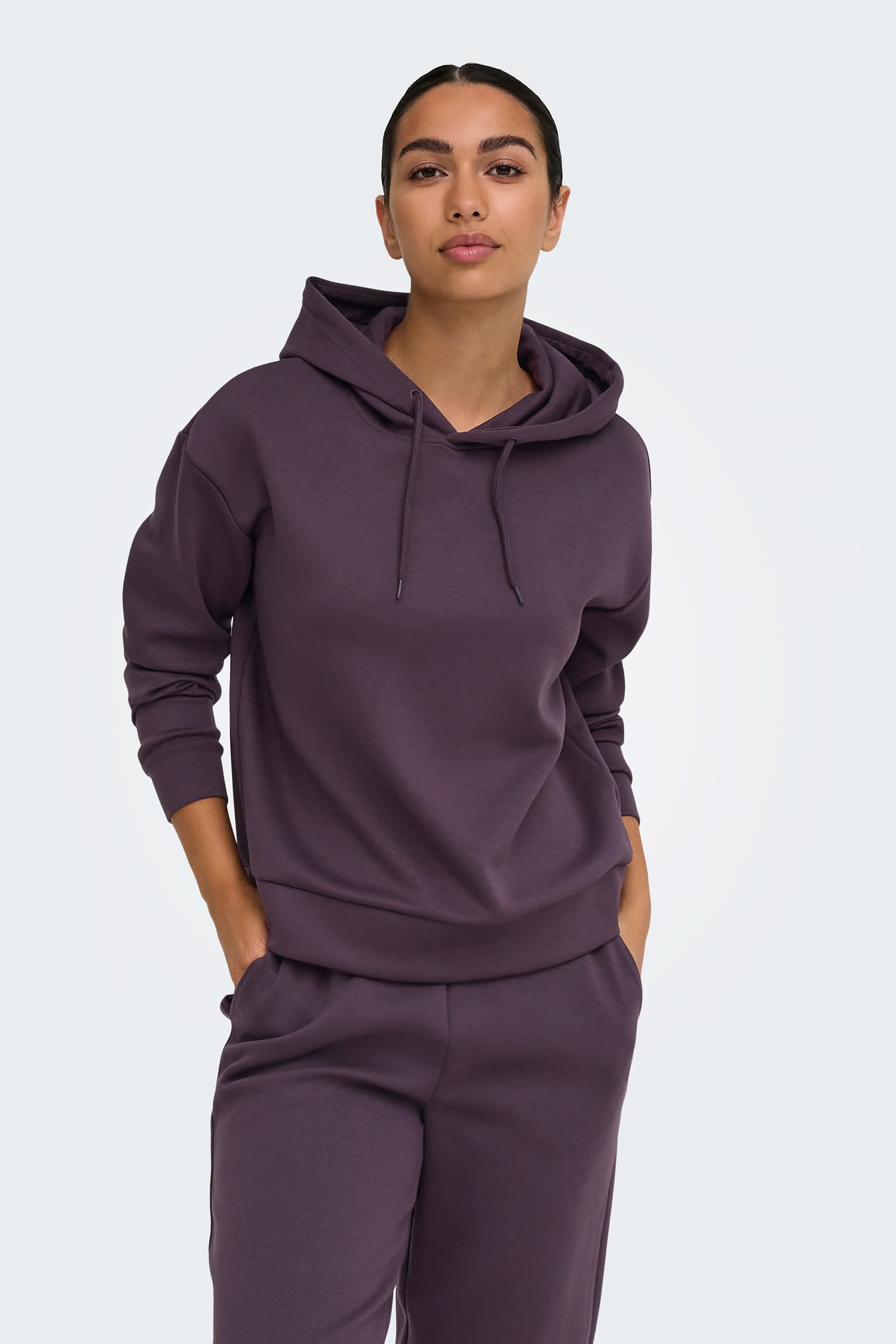 Fitness dames t-shirt km paars
