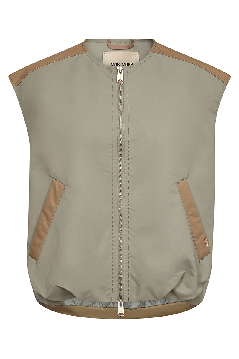 Dames gilet bruin