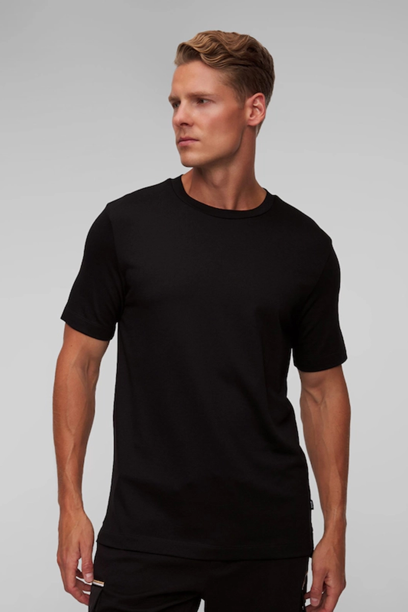 Heren t-shirt kortemouw zwart