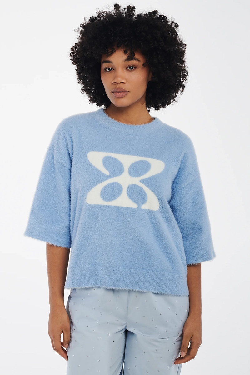 Dames trui blauw