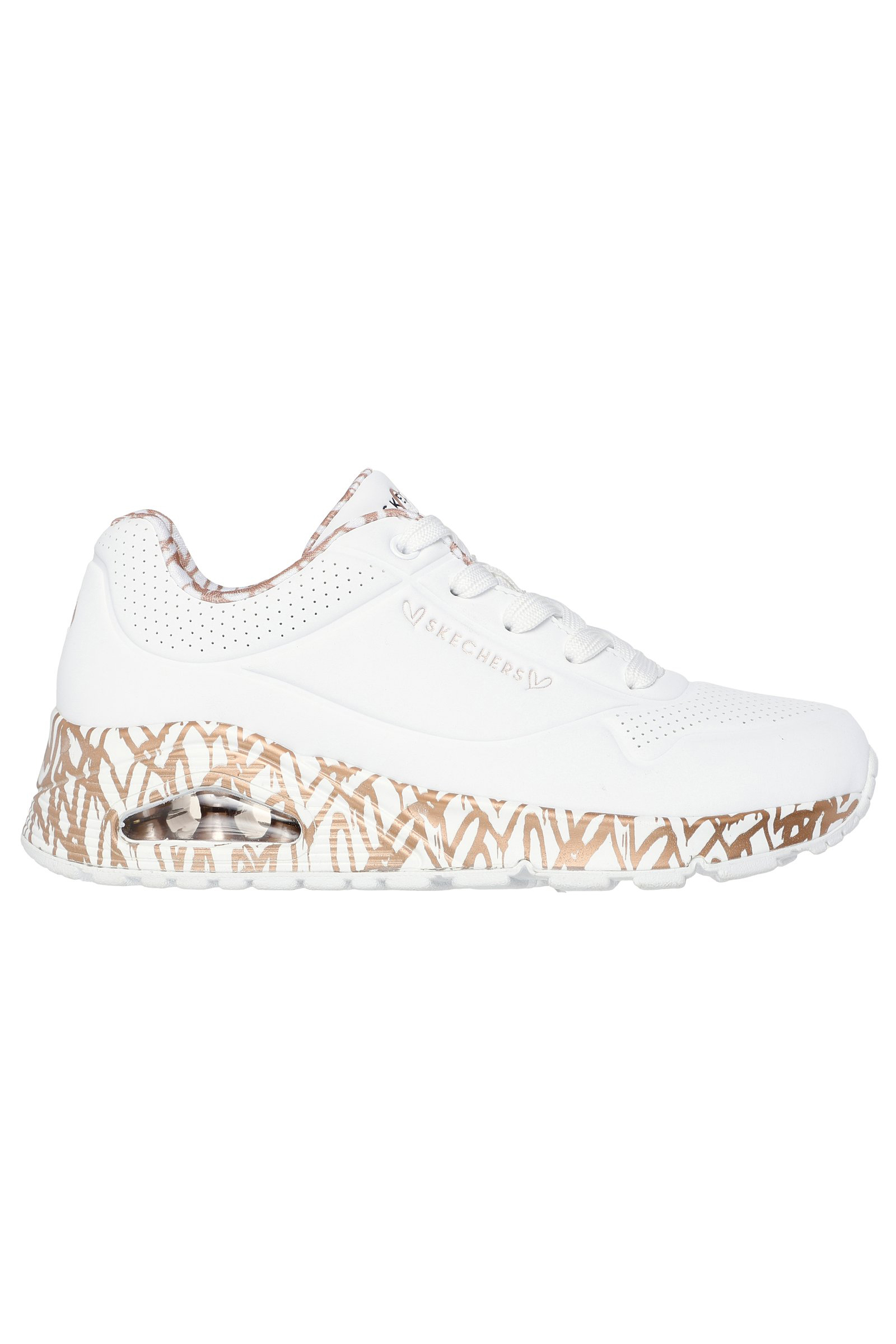 Casual sneaker d wit