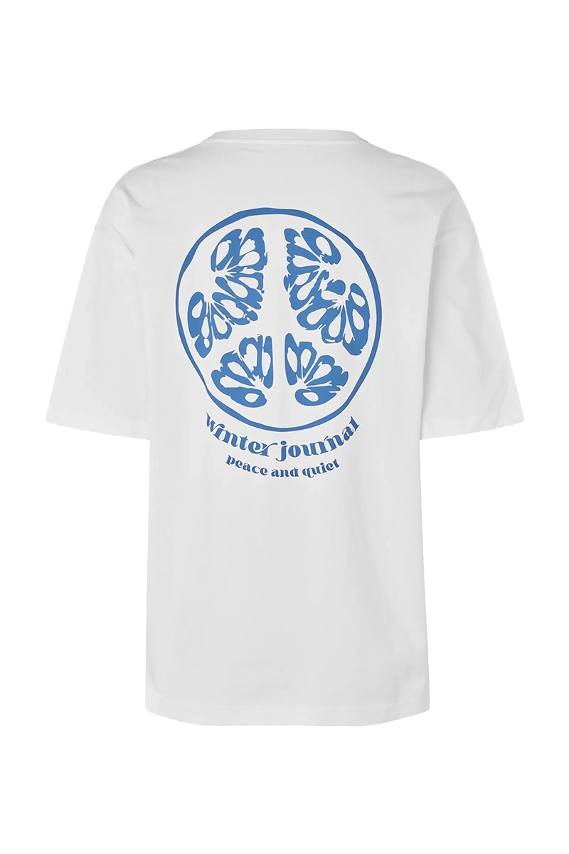 Samsøe Samsøe SAJOURNAL T-SHIRT 11725 Wit-1 4