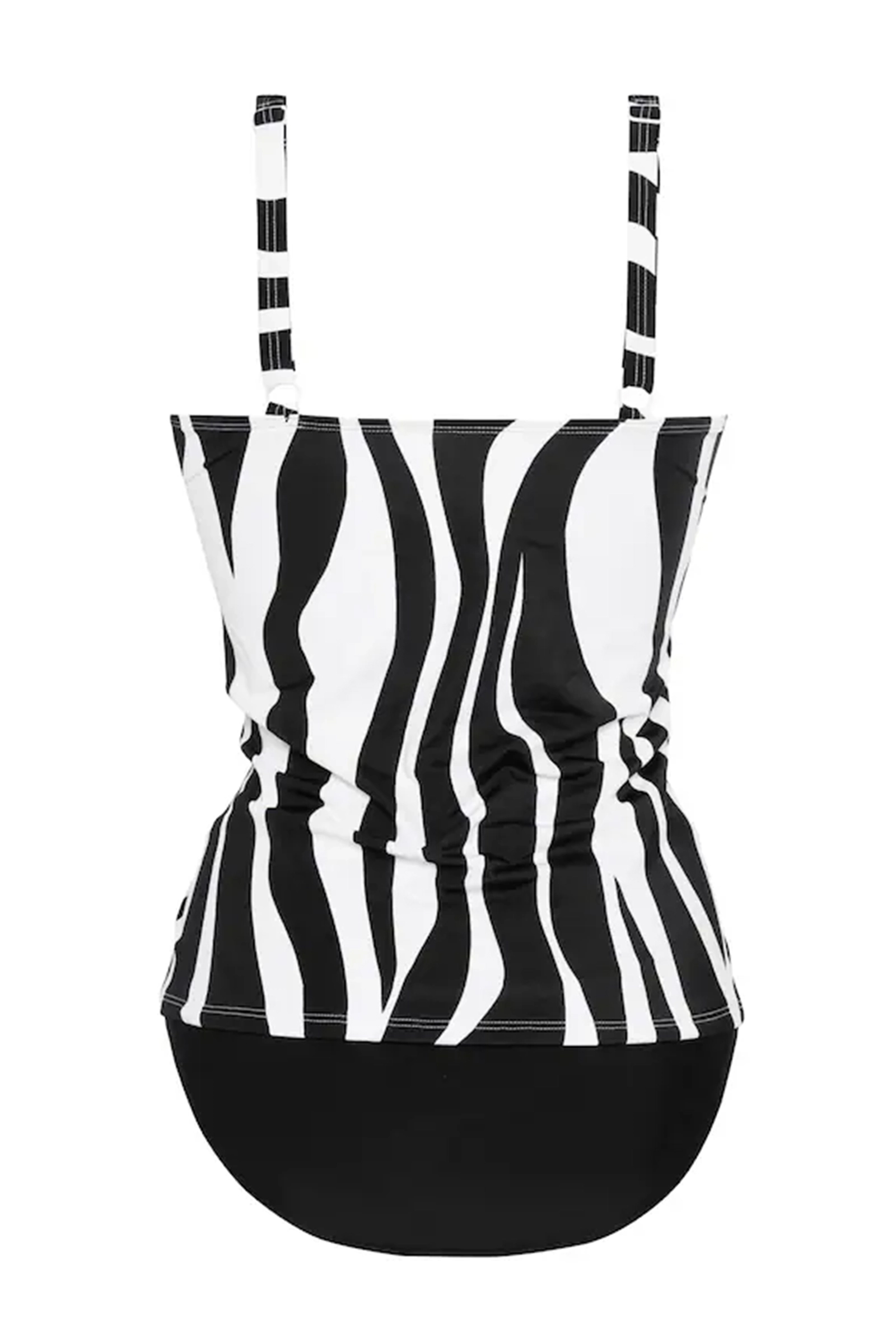 Bad/beach dames tankini zwart