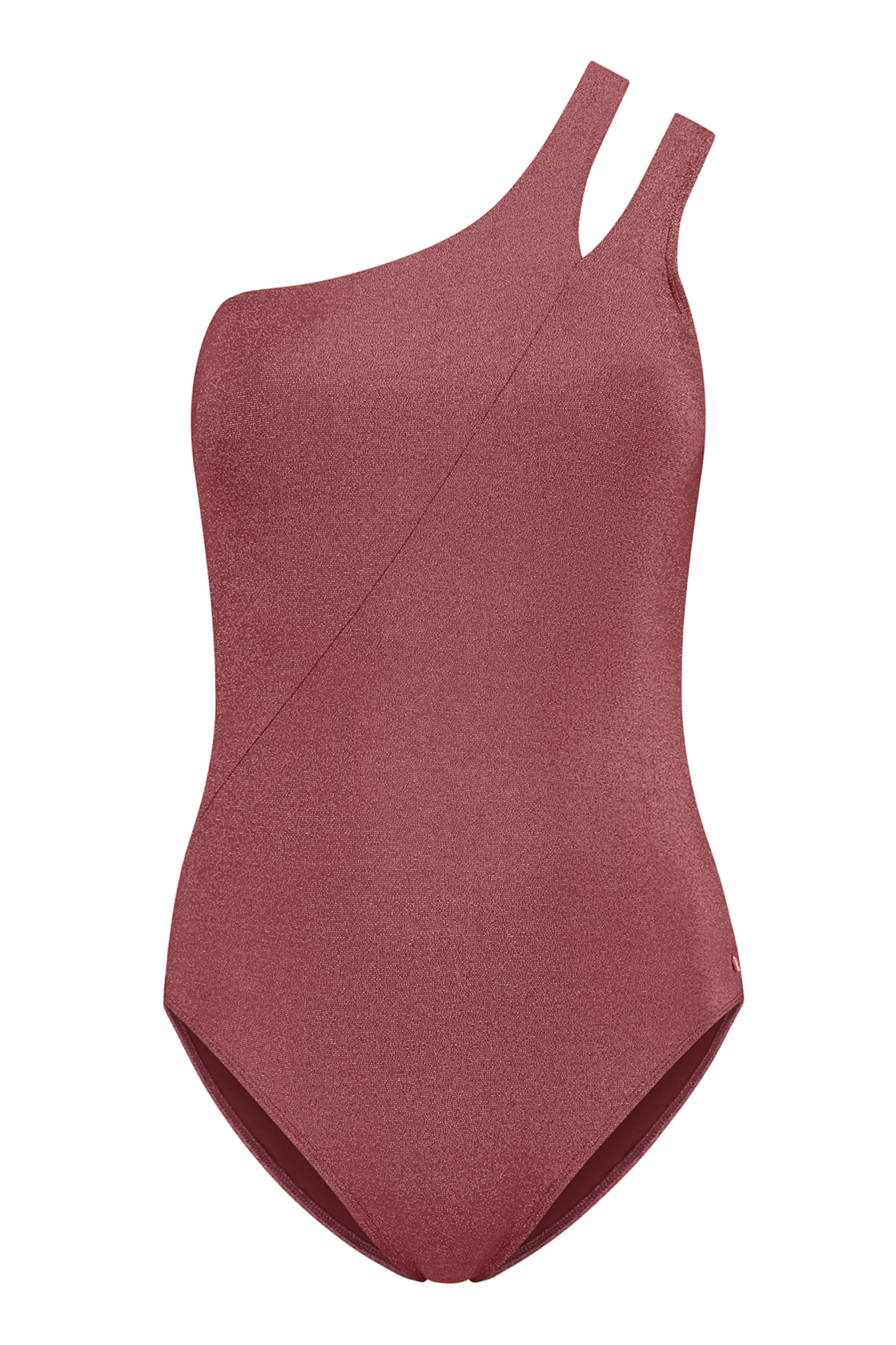 Bad/beach dames badpak modecup bruin