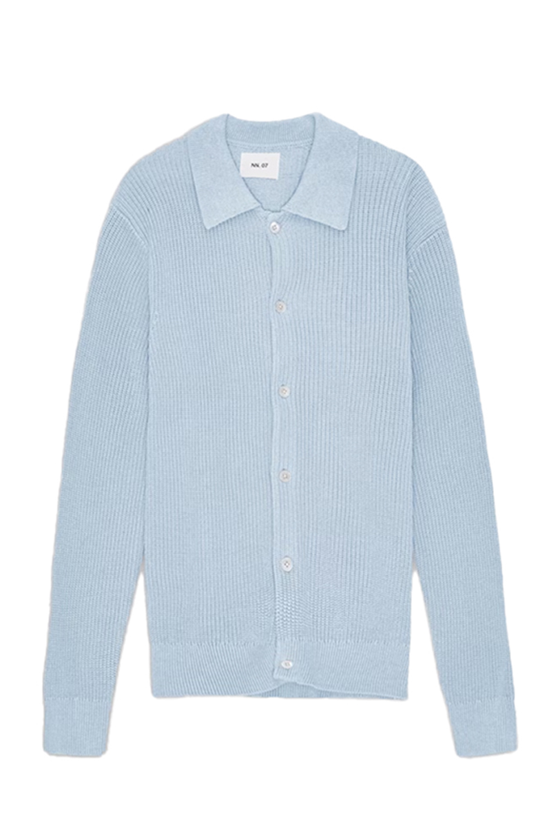Heren vest blauw
