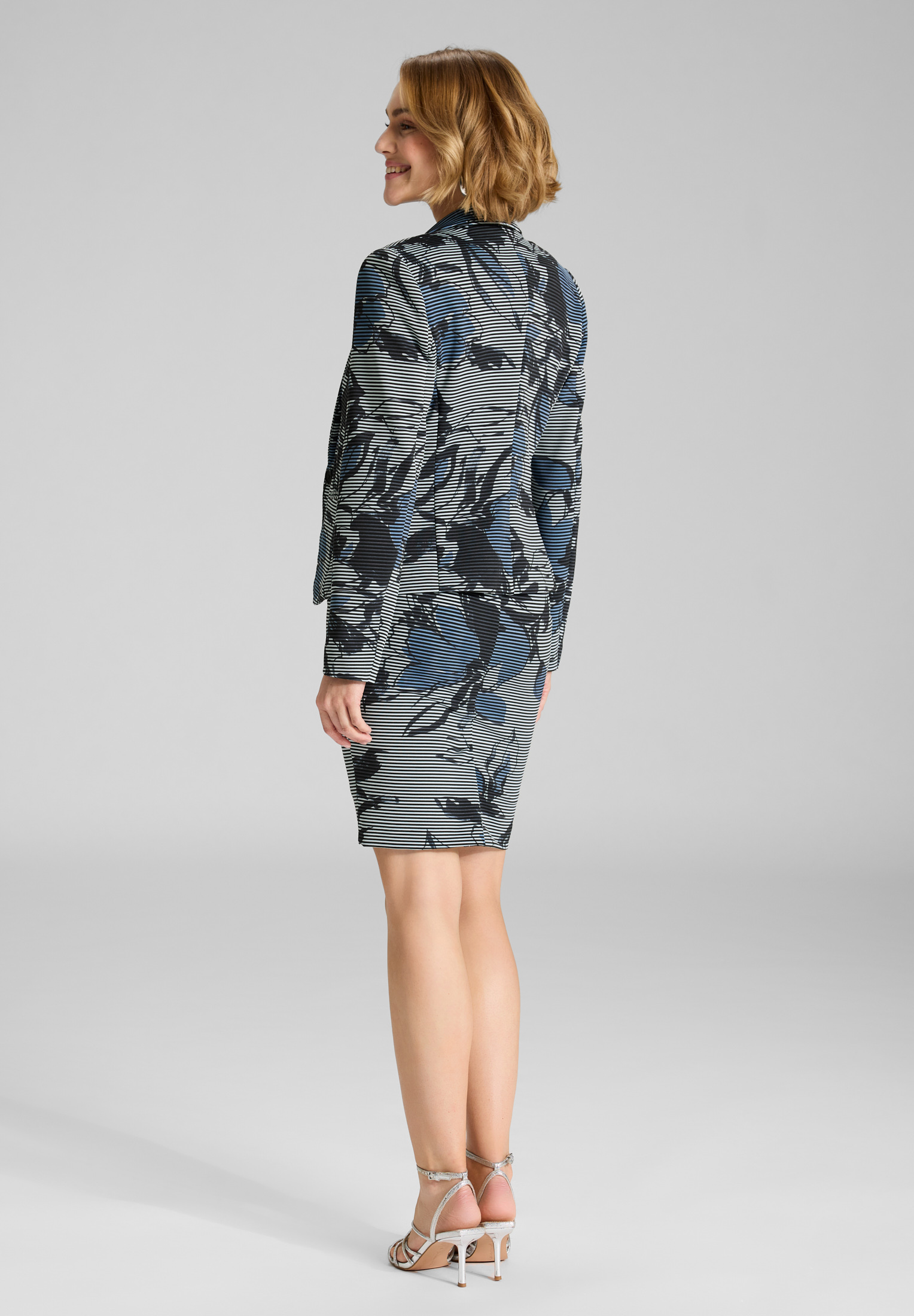Dames blazer blauw