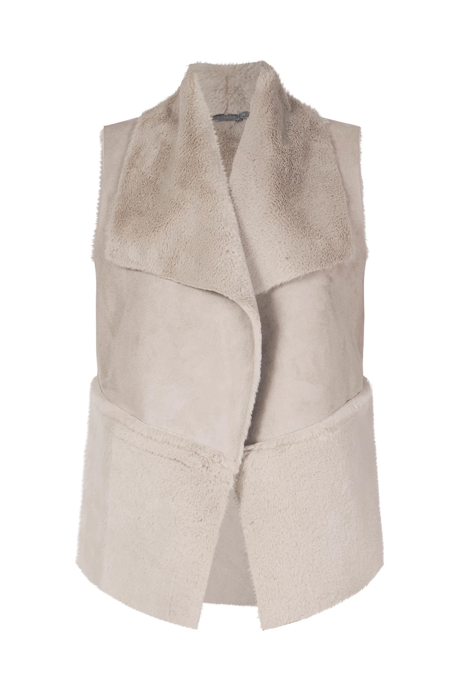 Dames gilet bruin