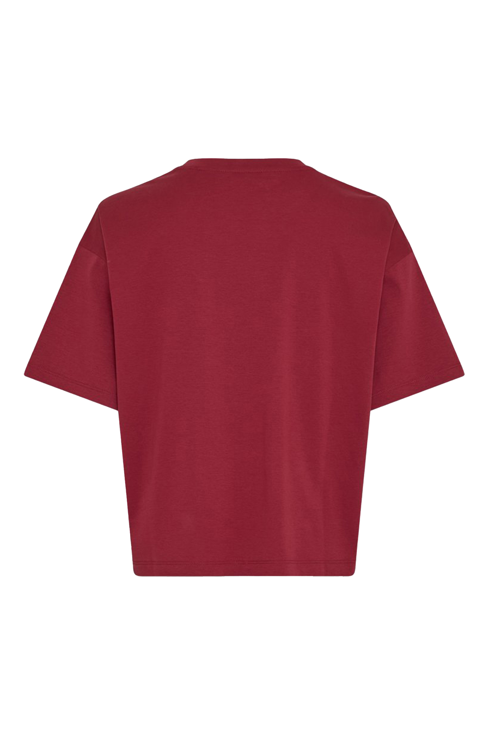 Dames t-shirt korte mouw rood