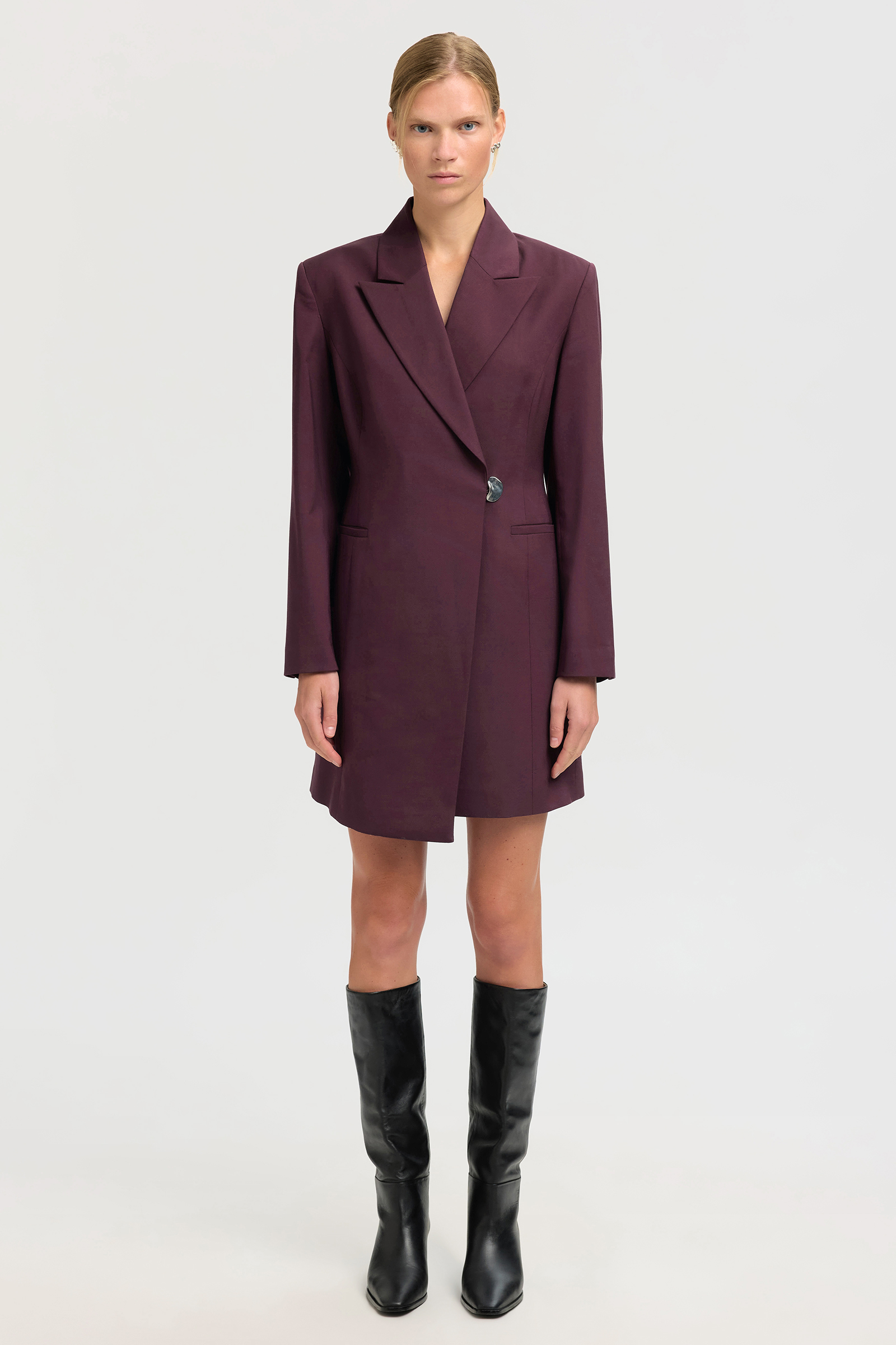 Dames blazer rood