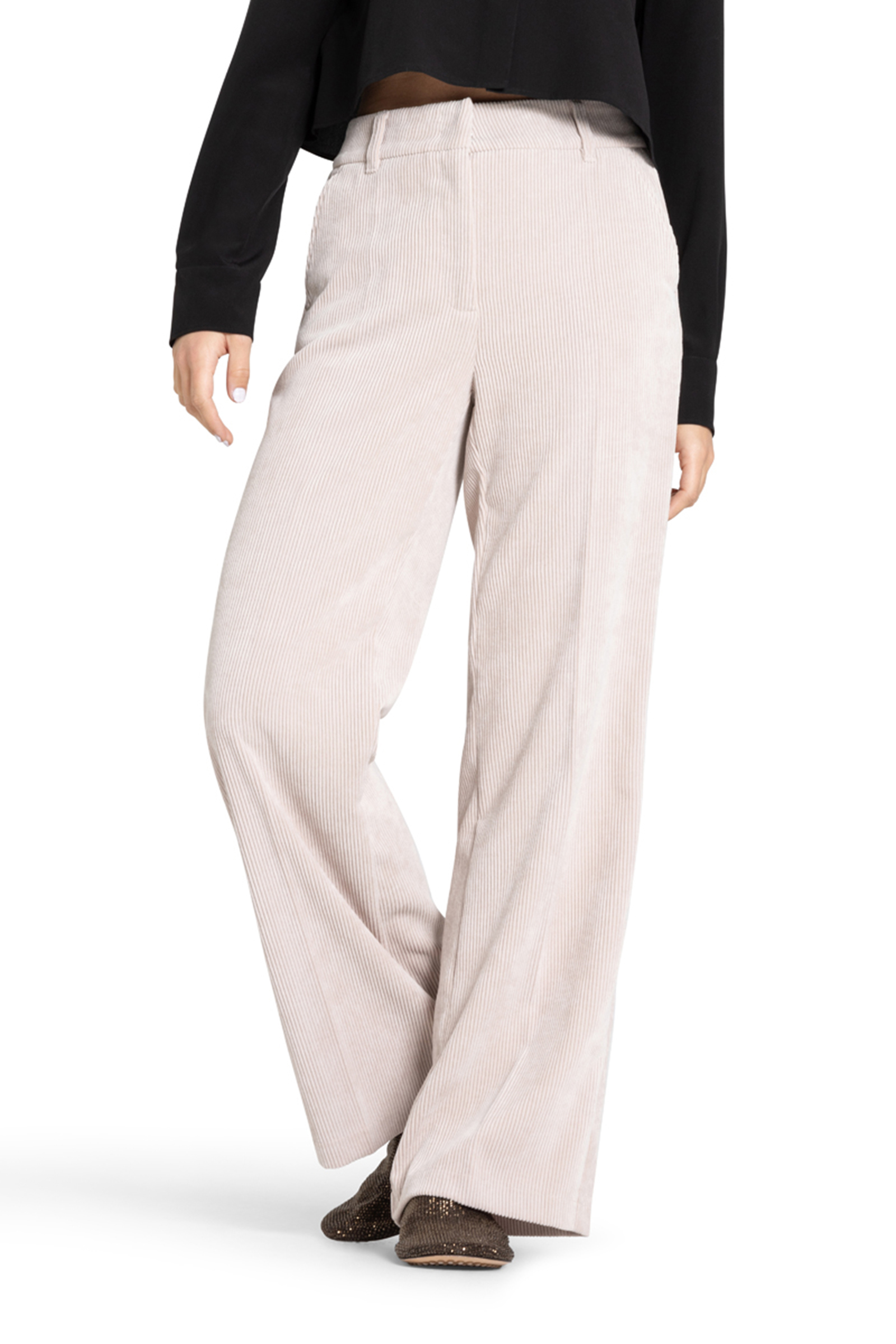 Dames broek ecru
