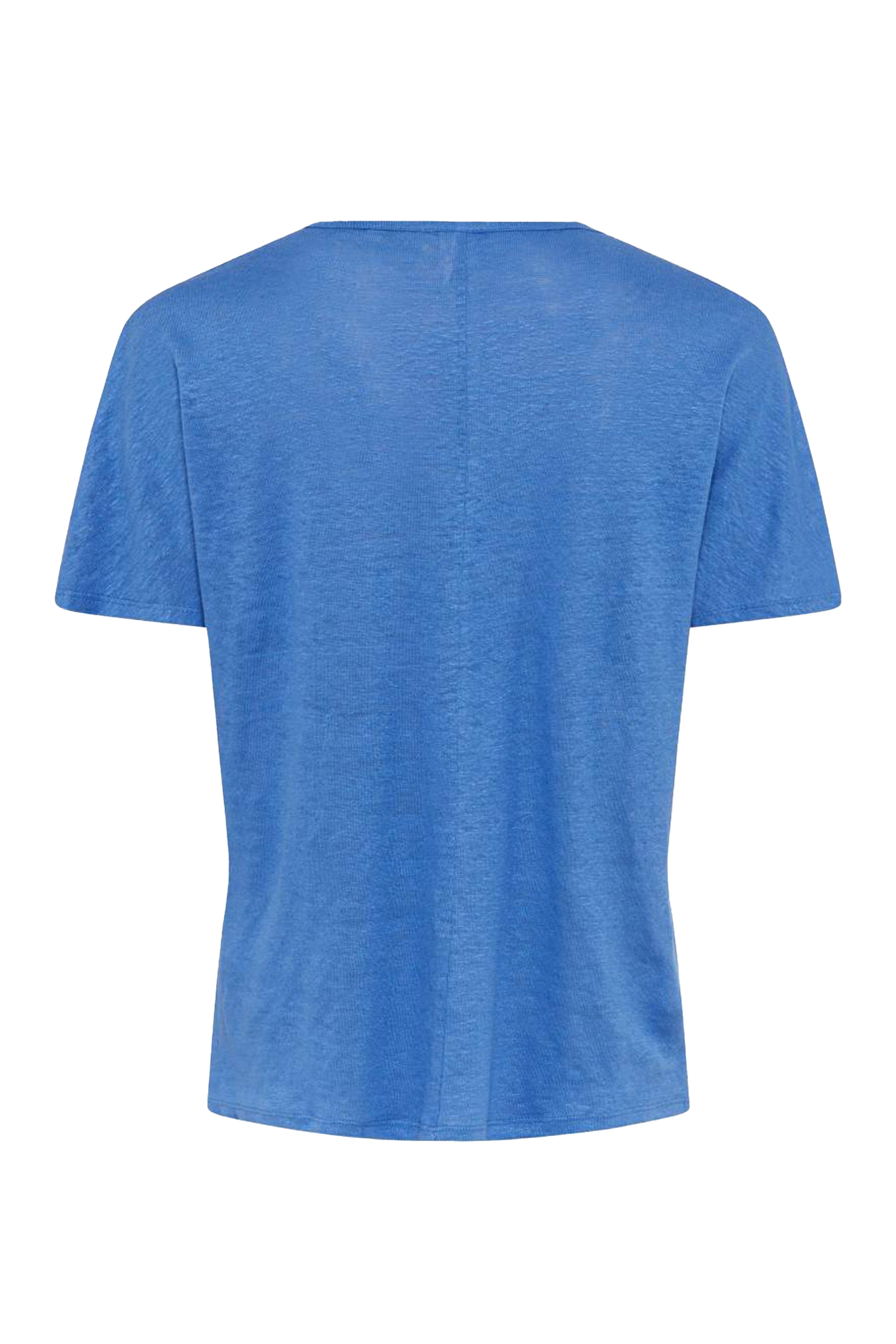 Dames t-shirt korte mouw blauw
