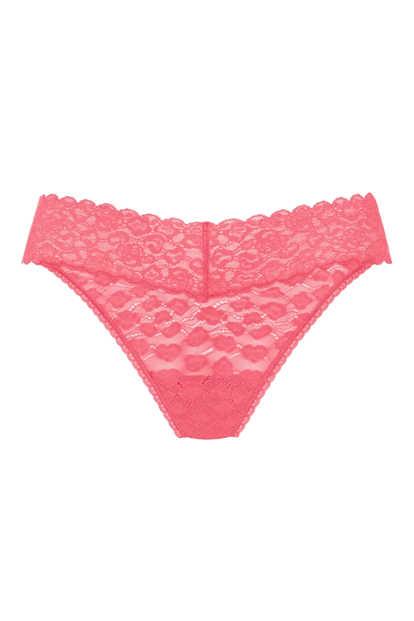 Lingerie dames string rose