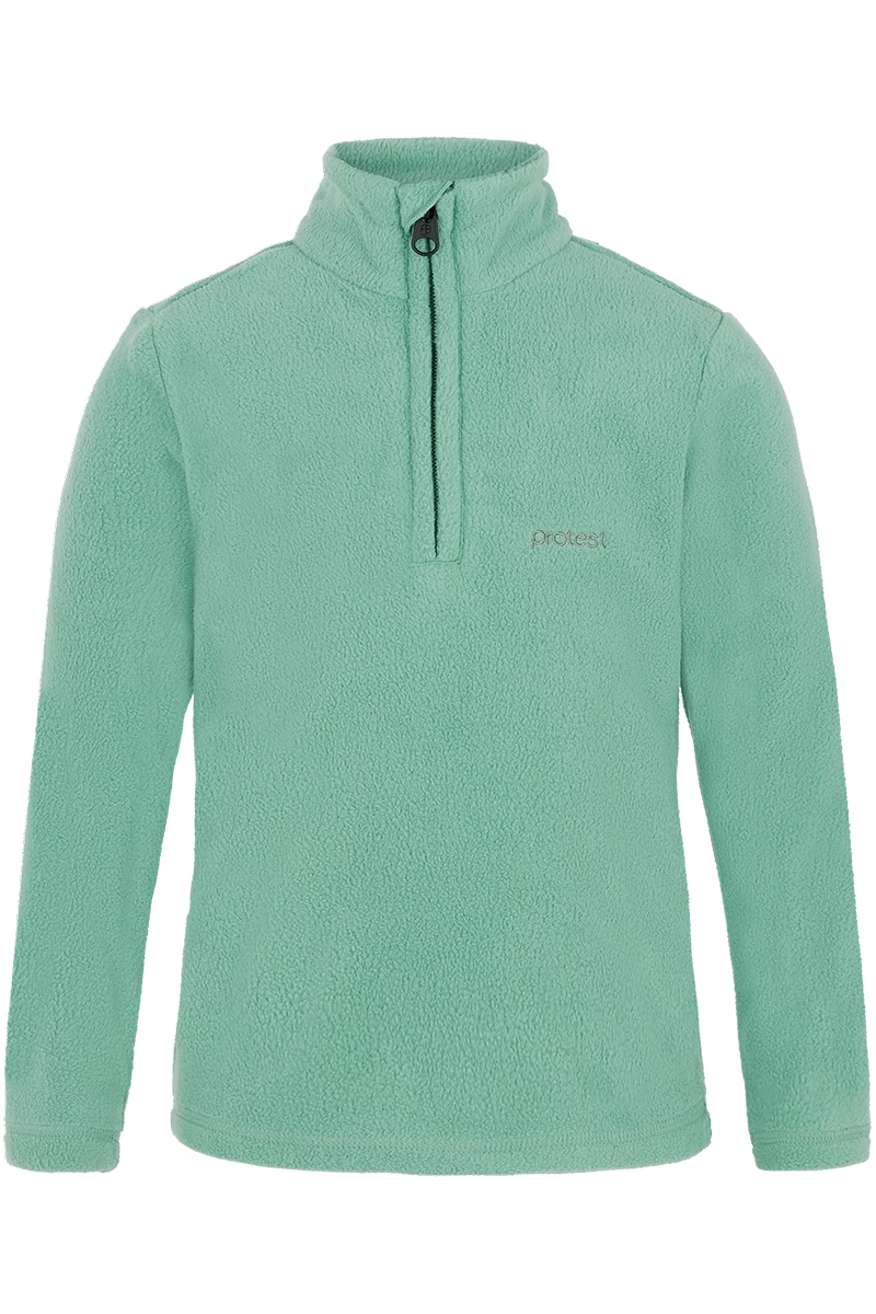 Wintersport meisjes pully+rits groen