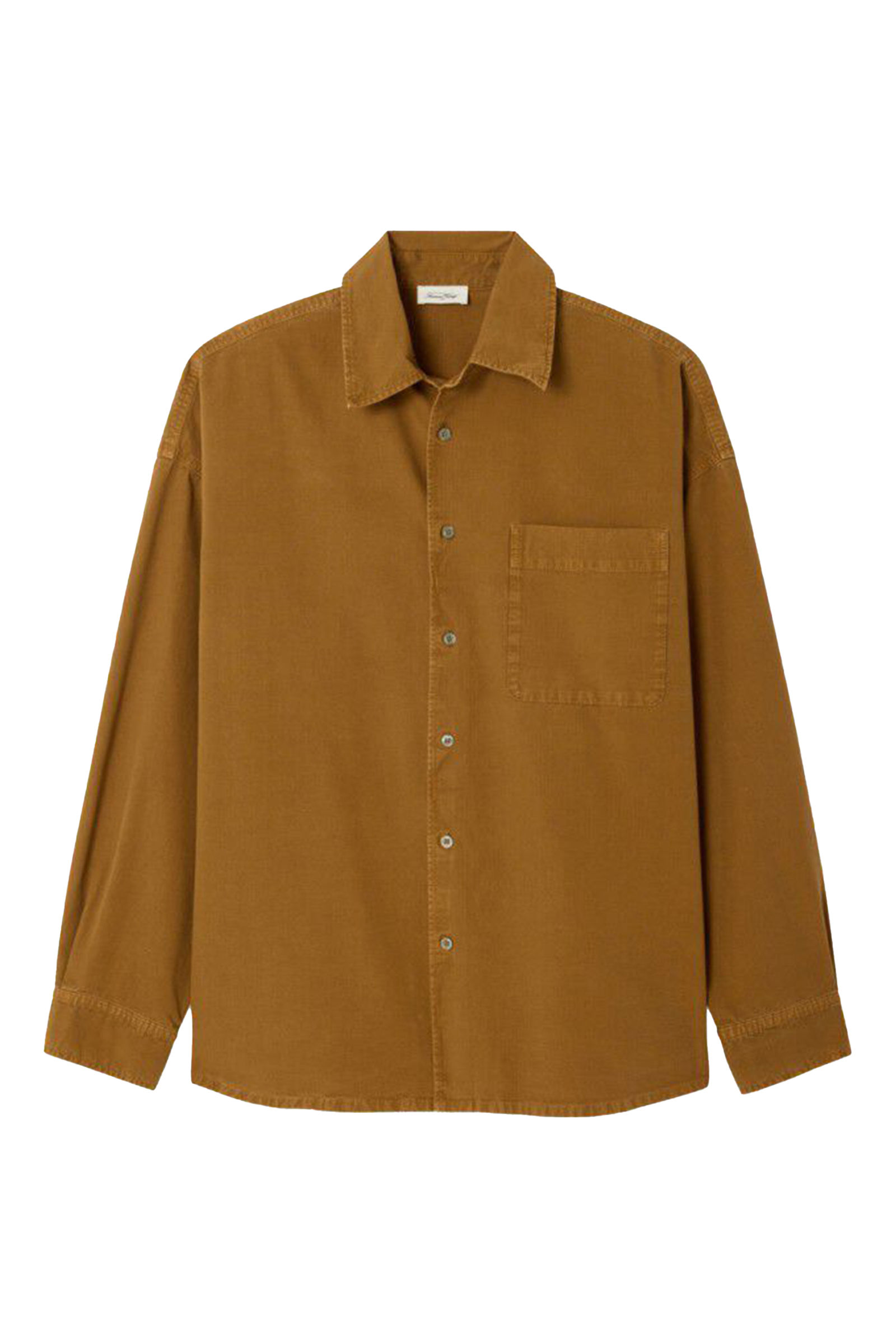 Heren overshirt bruin