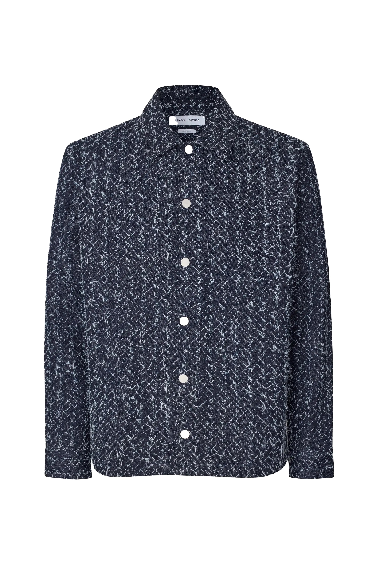 Heren overhemd km casual blauw