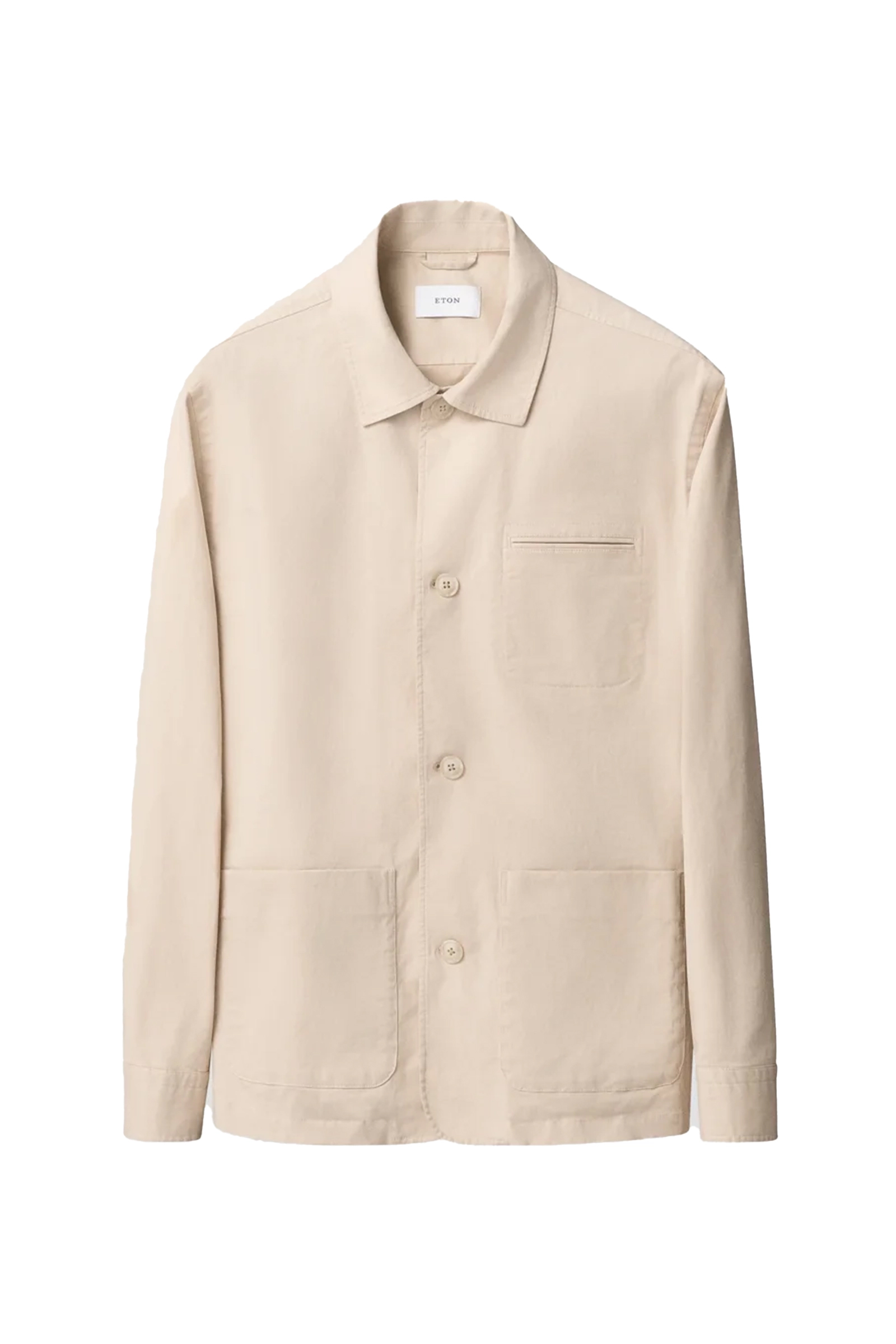 Heren overhemd lm dressual bruin