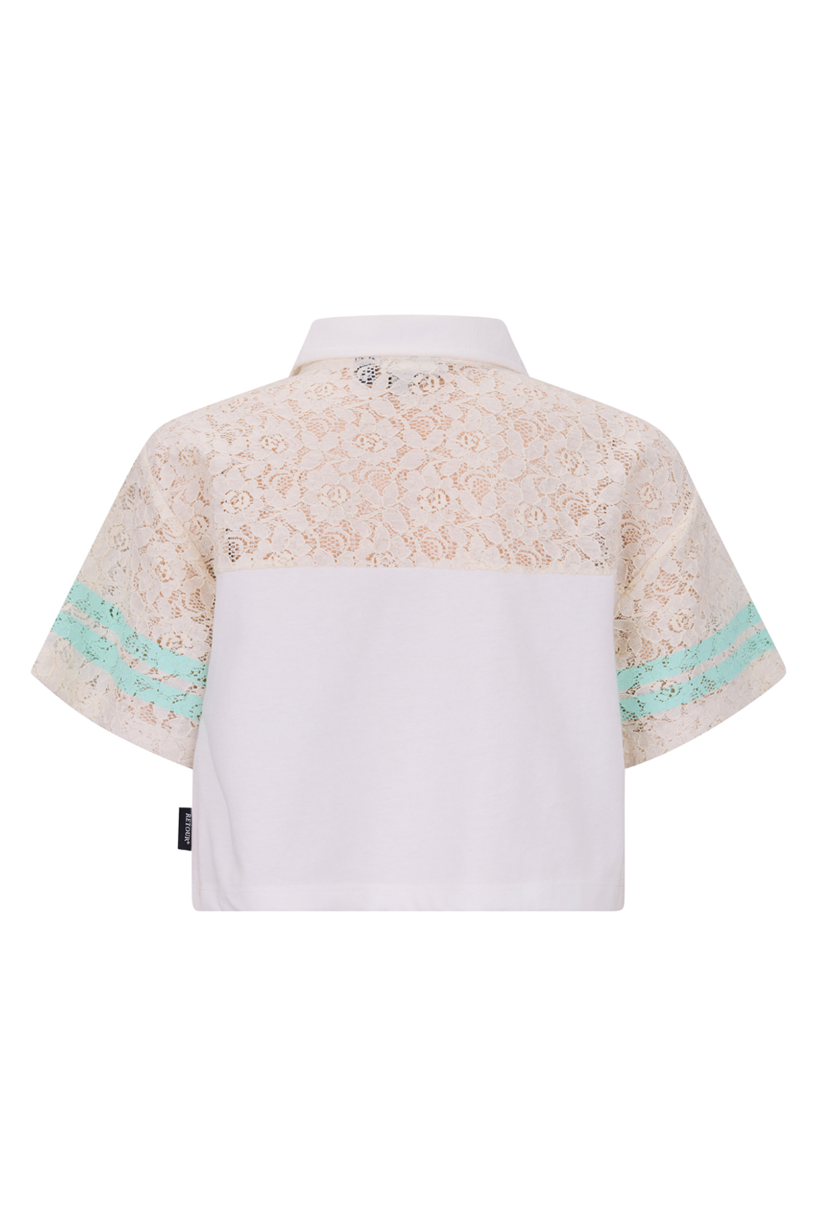 Meisjes polo ecru
