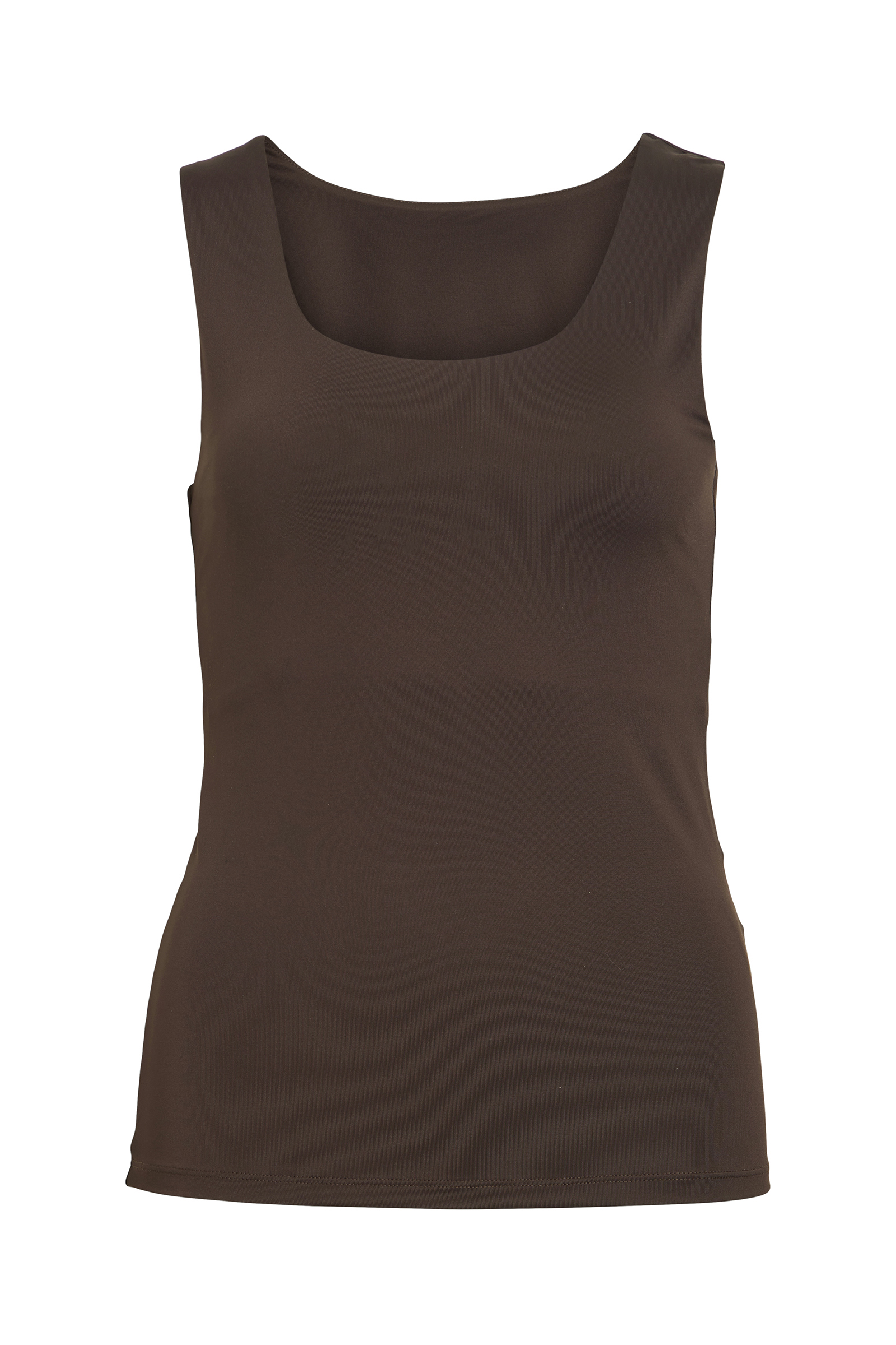 Dames top bruin