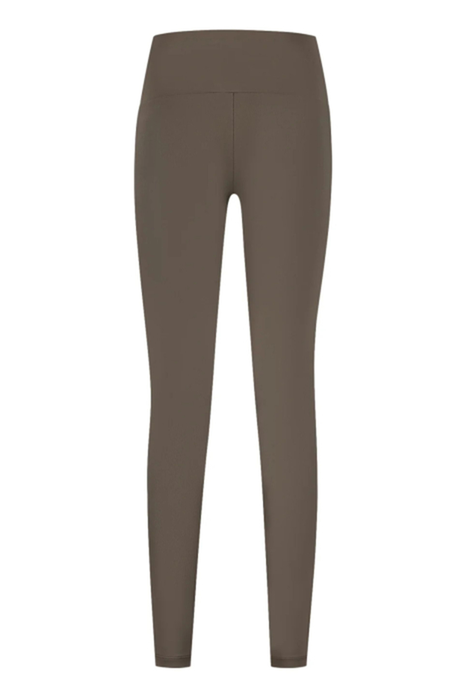 Fitness dames tight lang bruin