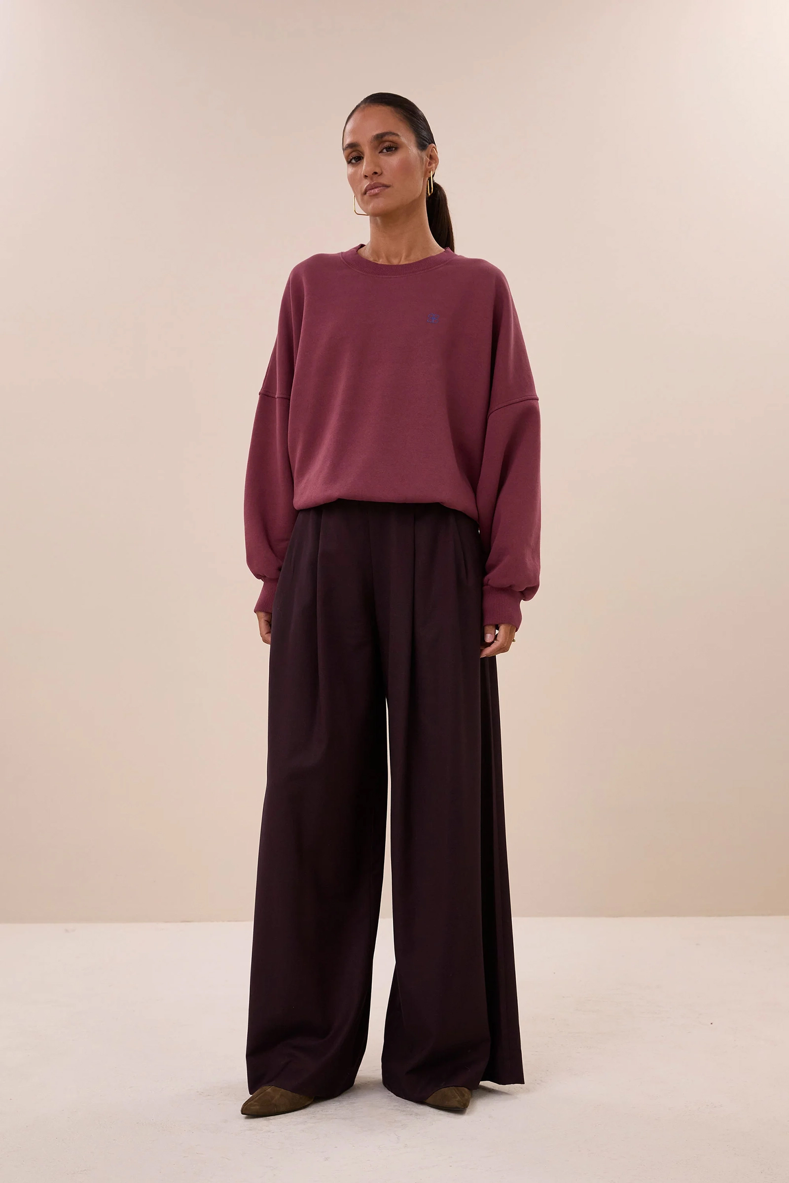 Dames sweater rood