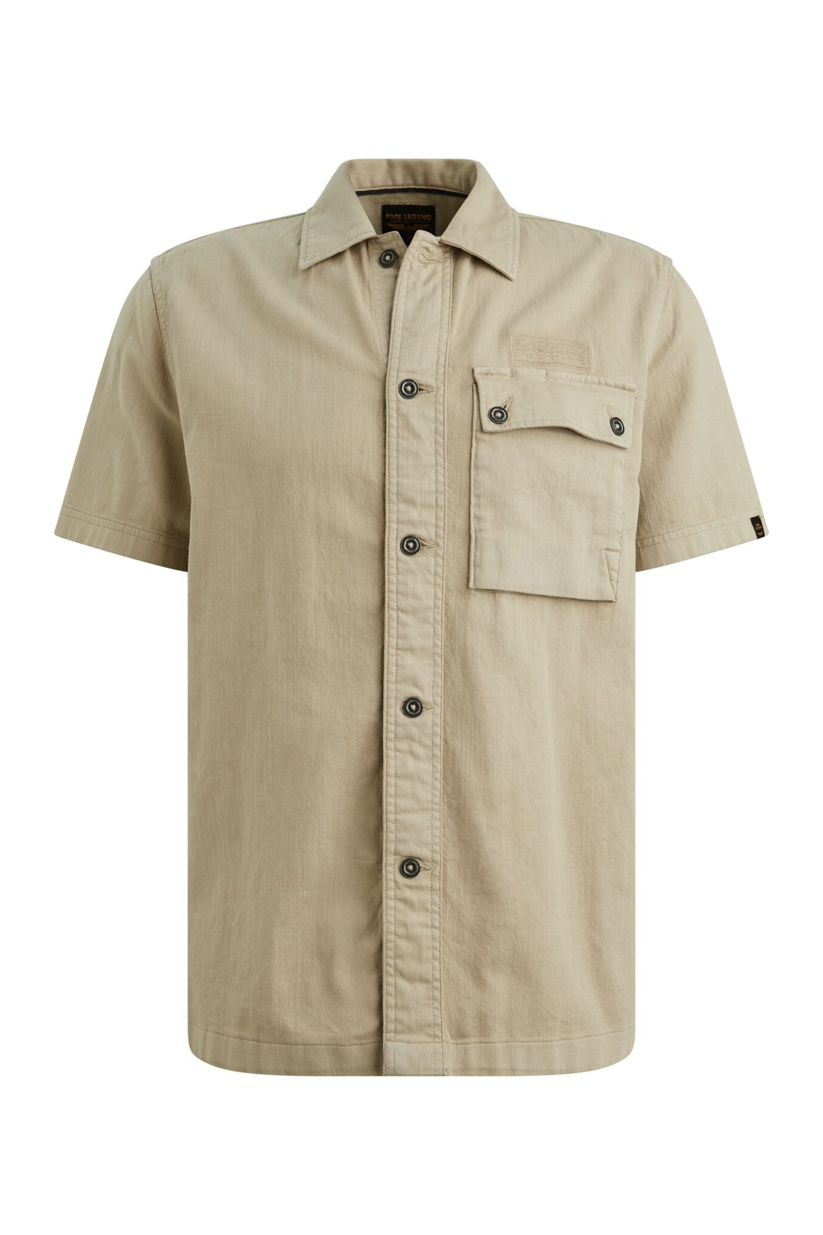 Heren overhemd lm casual groen