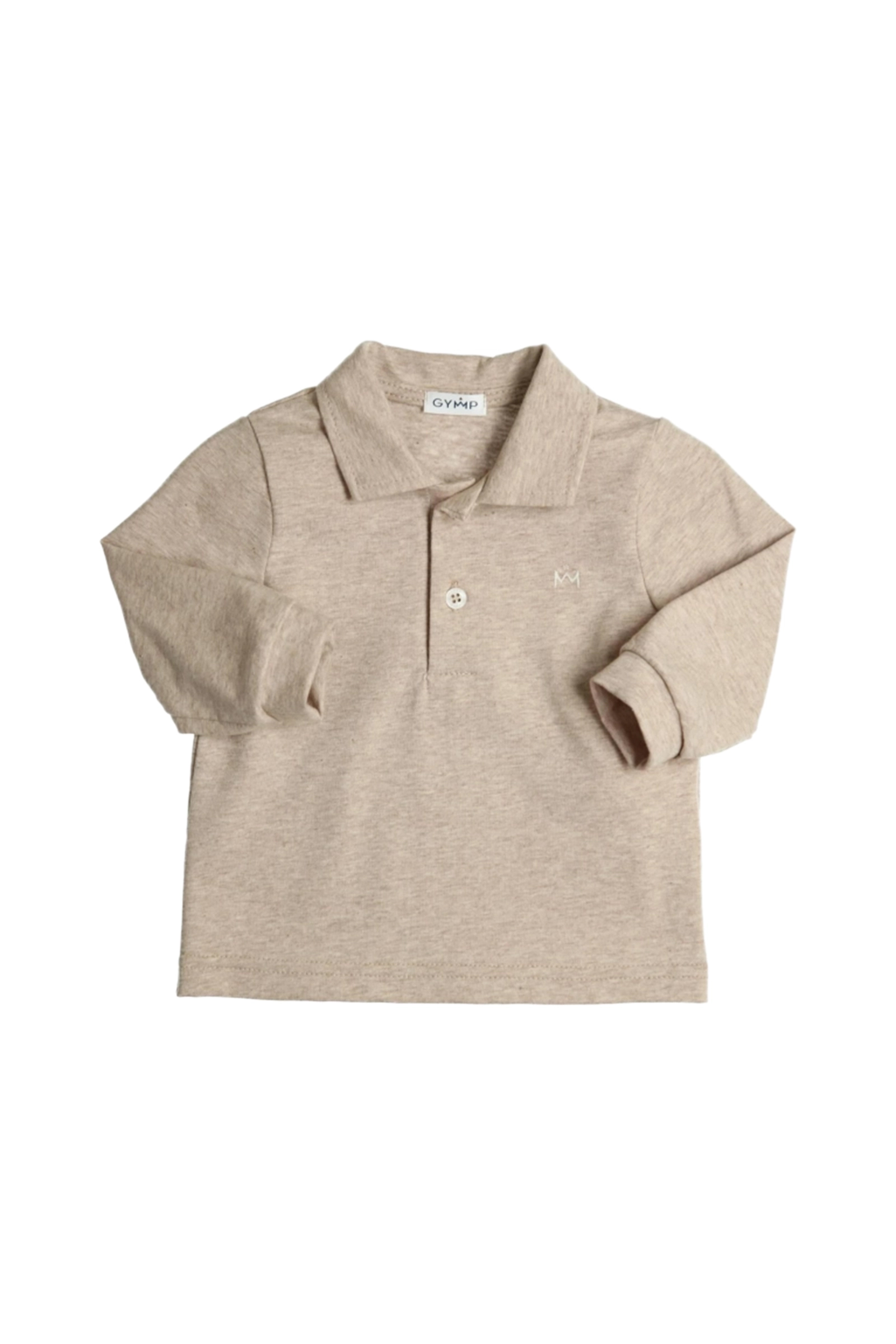 Baby t-shirt lange mouw ecru