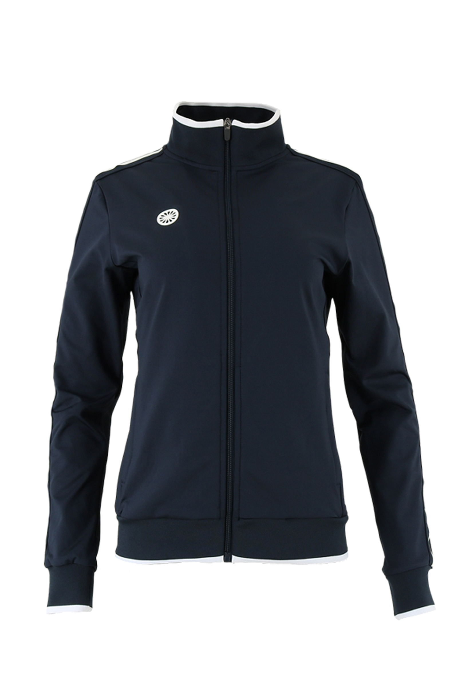 Tennis dames trainingsjack blauw