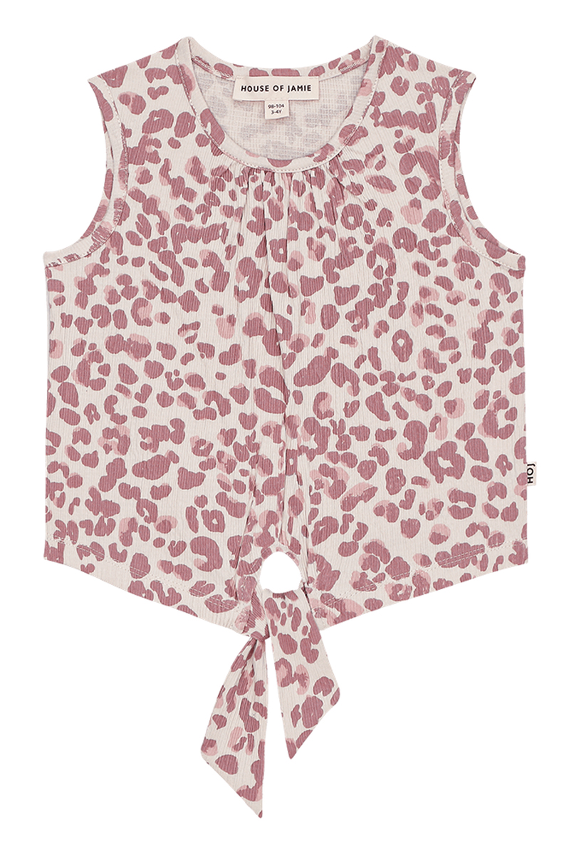 House Of Jamie Knotted tanktop Rose-1 1