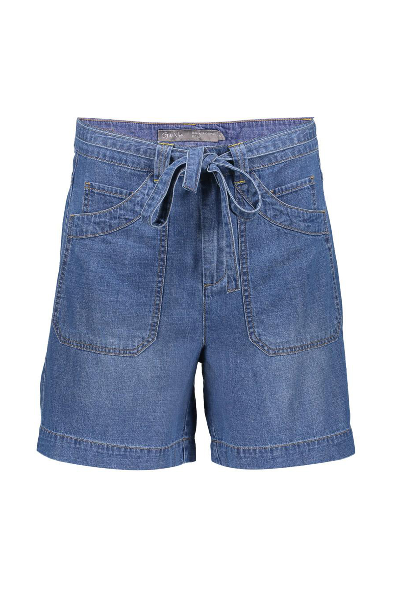 Dames short blauw