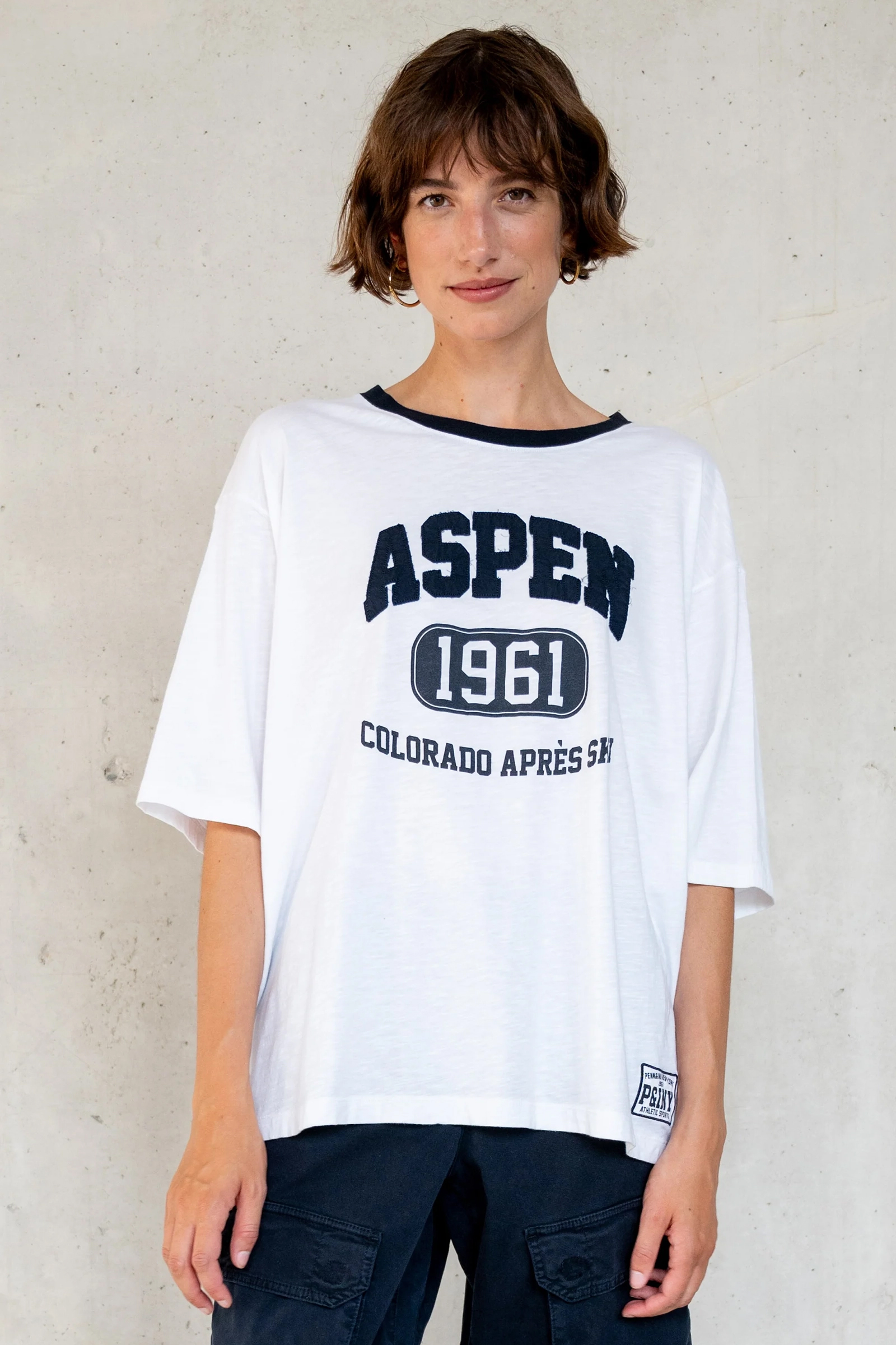 Dames t-shirt korte mouw wit