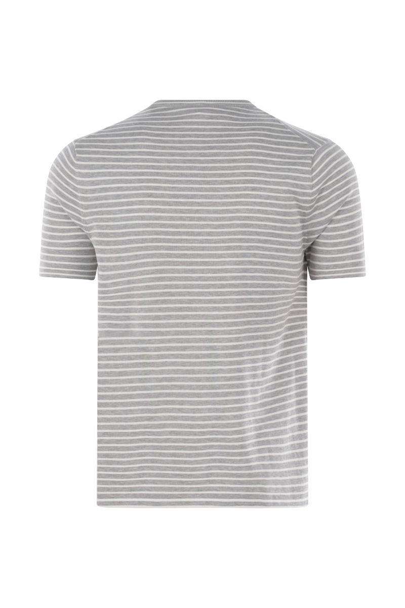 Heren t-shirt kortemouw grijs