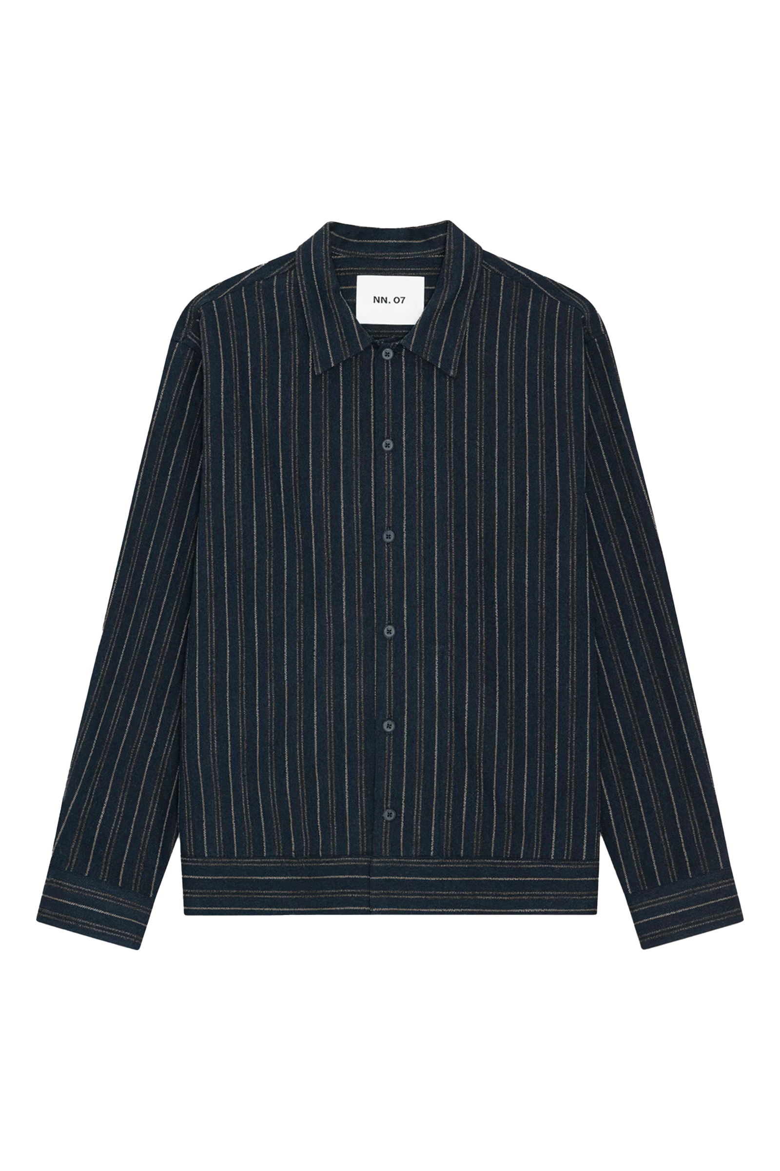 Heren overshirt blauw