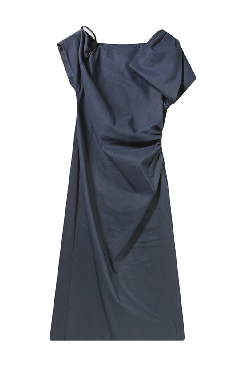 Dames jurk blauw
