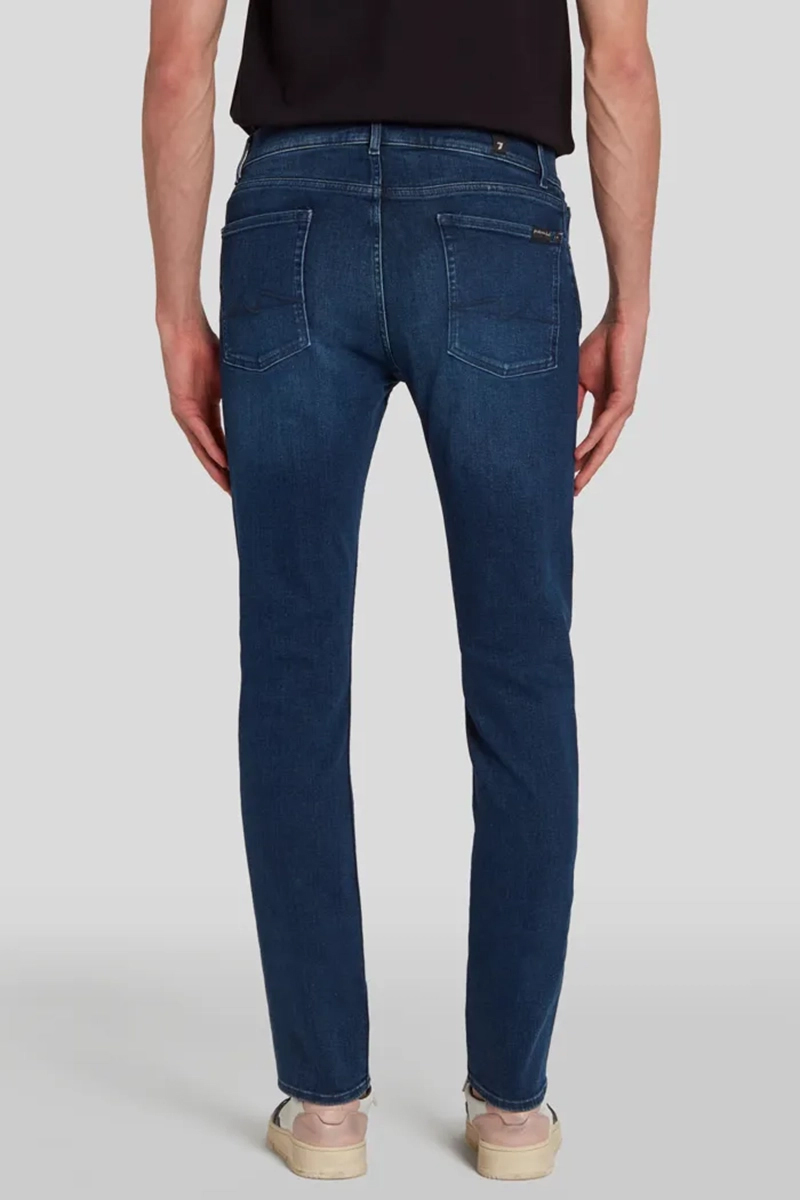 7 For All Mankind SLIMMY TAPERED STRETCH TEK REBUS Blauw-1 3